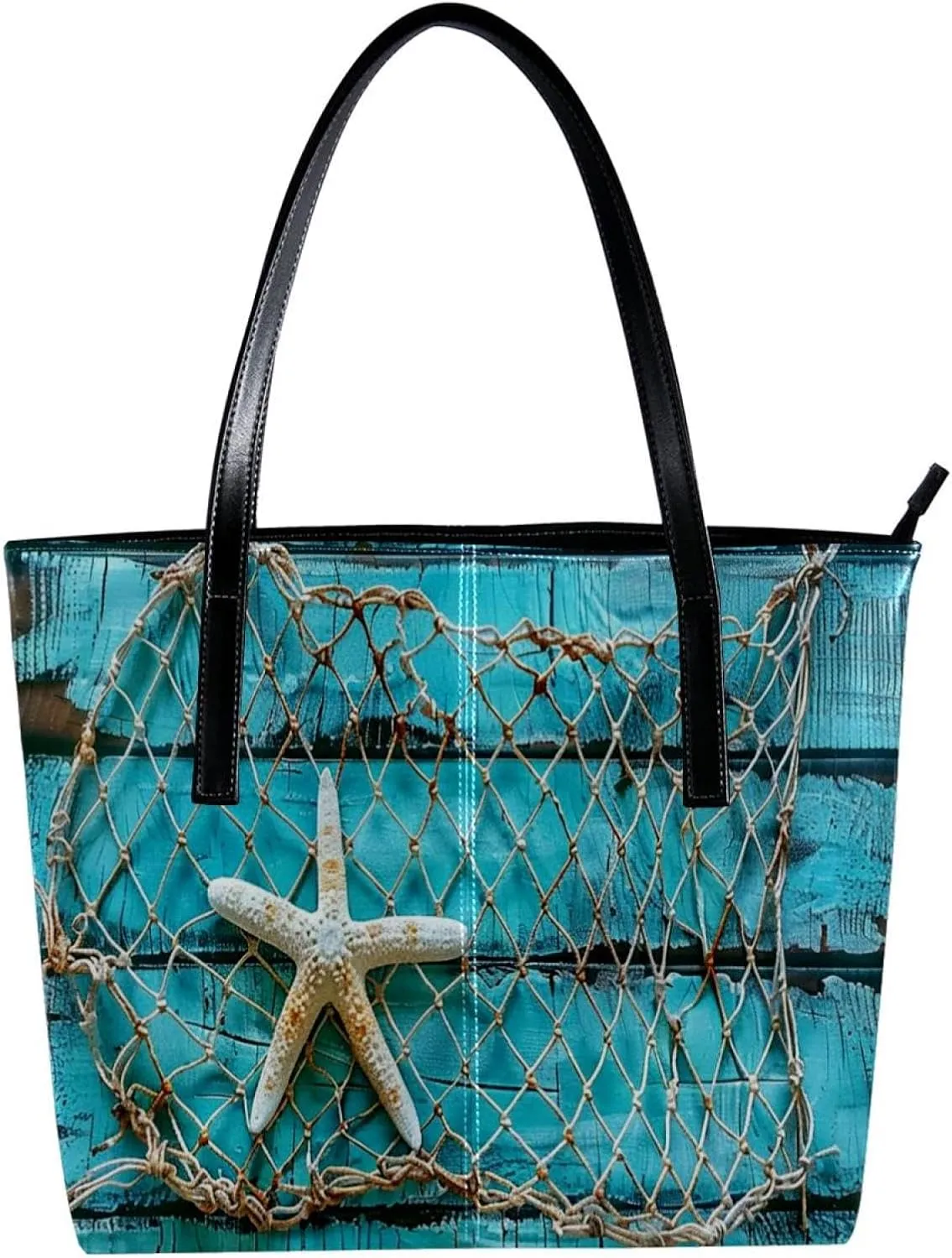 Tote Bag, Large Tote Bag, Women's Tote Handbags, Marine Color Coral, Womens Tote Bag
