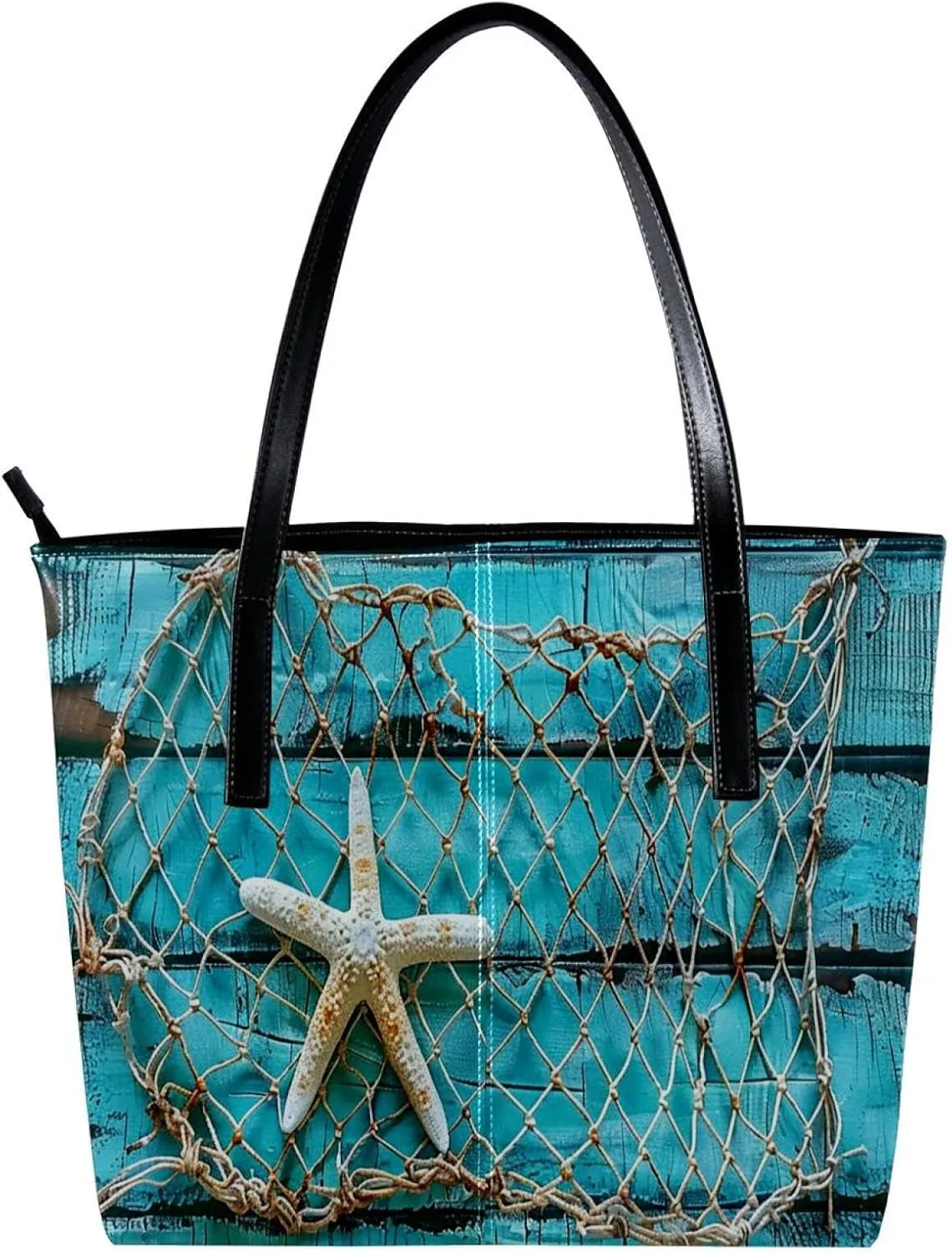 Tote Bag, Large Tote Bag, Women's Tote Handbags, Marine Color Coral, Womens Tote Bag