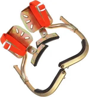 TOYANDONA Professional Climbing Light Post Repair Tool Electrician Foot Buckle Climbing Spike and Straps