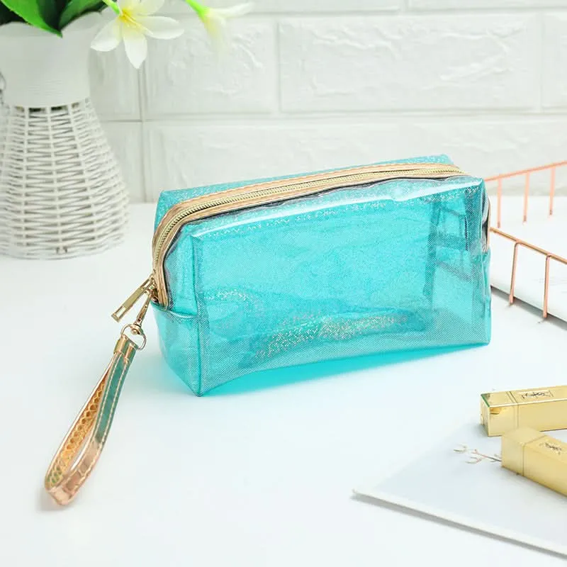 Transparent Laser PVC Travel Cosmetic Bag