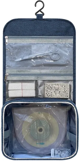 Travel Bag for Ostomy and Colostomy Supplies - Perfect for Post - Surgery Users, with Hanging Design and Stylish Covers for Female Patients