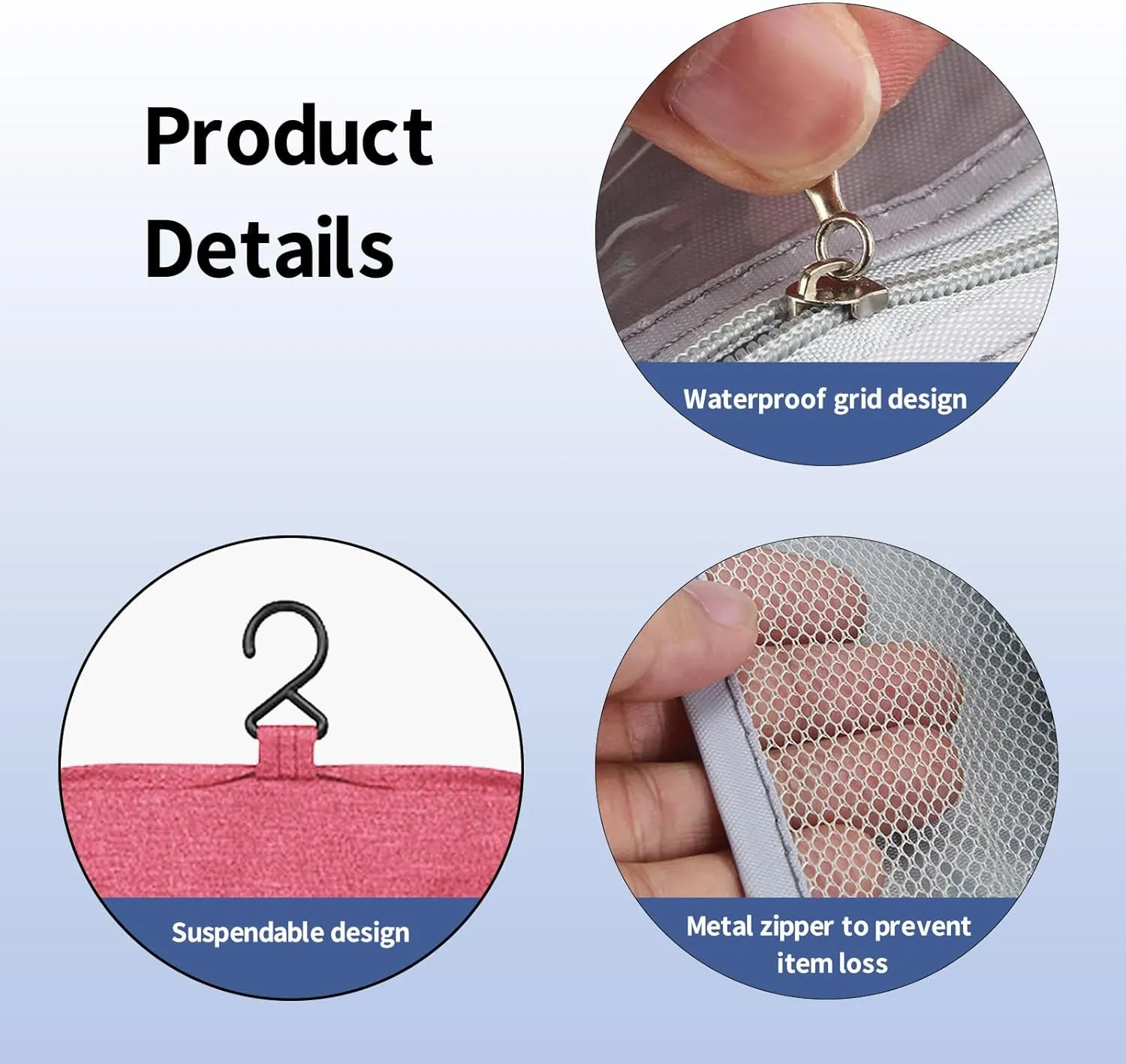 Travel Bag for Ostomy and Colostomy Supplies - Perfect for Post - Surgery Users, with Hanging Design and Stylish Covers for Female Patients