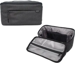 Travel Toiletry Bag for Men Large, Mens Dopp Kit for Tolietries, Shaving Pouch Organizer for Traveling Essentials, Medicine Hygiene Bathroom Shower Bag, Full-Open, Water Resistant, Lightweight, Black