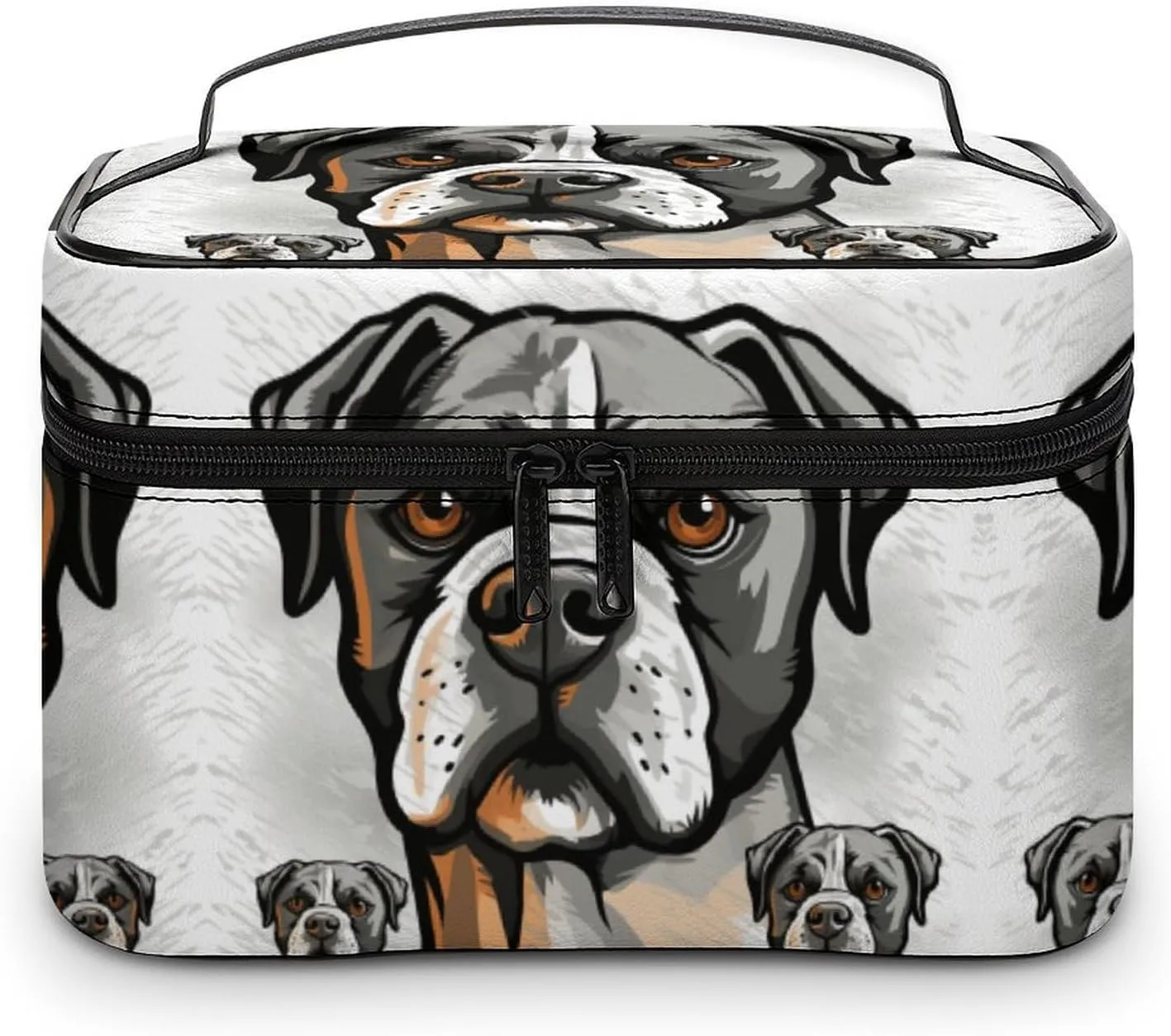Travel Toiletry Bag for Women And Men,American Bulldog Head Toiletry Organizer, Makeup Bag Travel Organizer for Shampoo,Toiletries