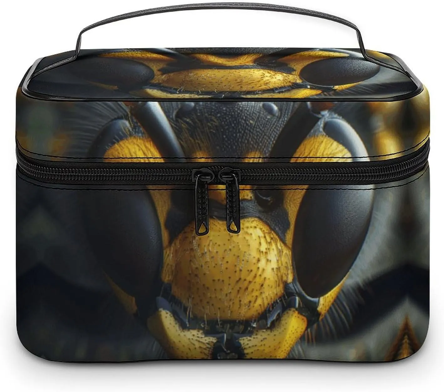Travel Toiletry Bag for Women And Men,Black Wasp Face Toiletry Organizer, Makeup Bag Travel Organizer for Shampoo,Toiletries