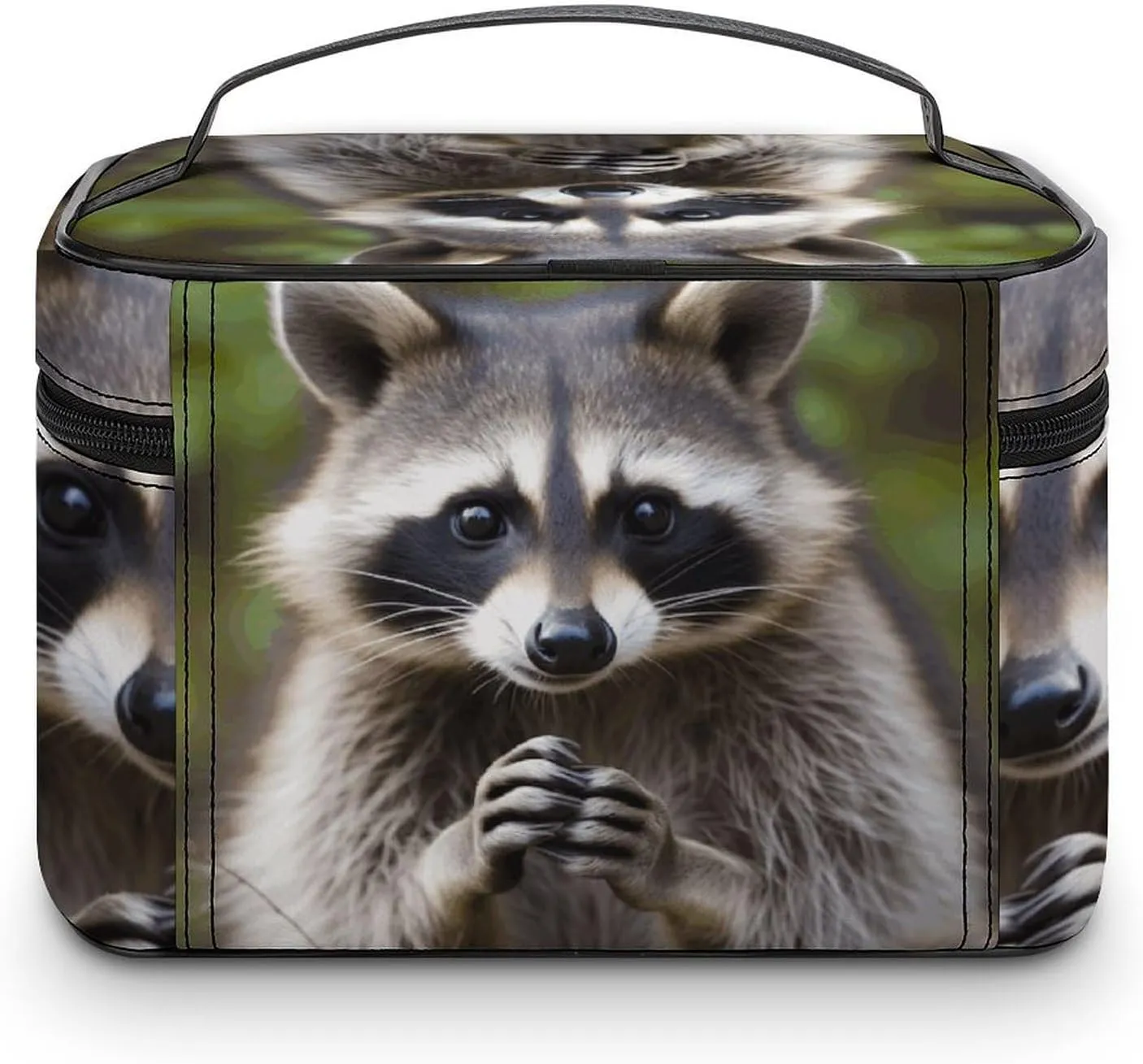Travel Toiletry Bag for Women And Men,Cute Raccoon Toiletry Organizer, Makeup Bag Travel Organizer for Shampoo,Toiletries