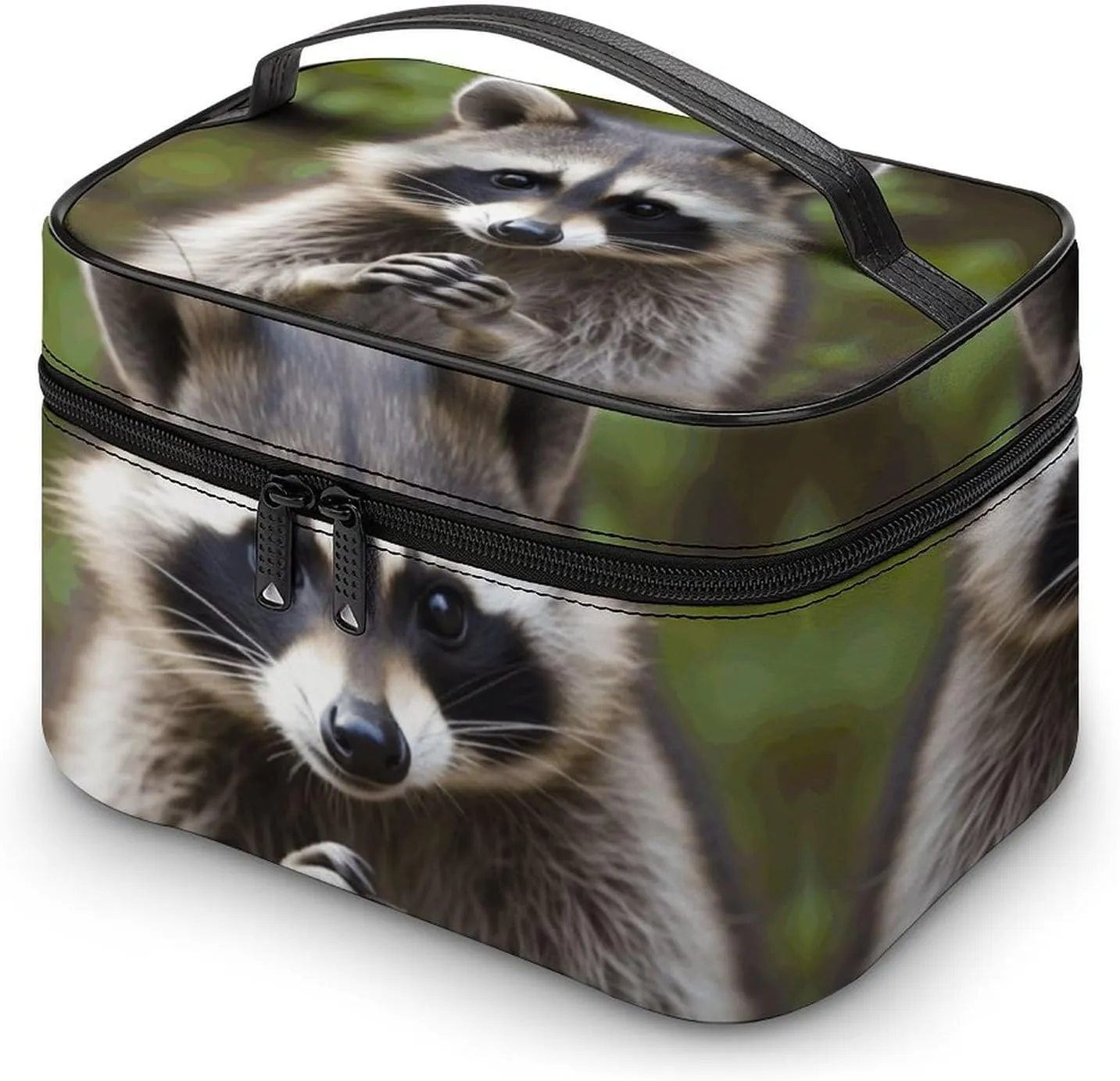Travel Toiletry Bag for Women And Men,Cute Raccoon Toiletry Organizer, Makeup Bag Travel Organizer for Shampoo,Toiletries
