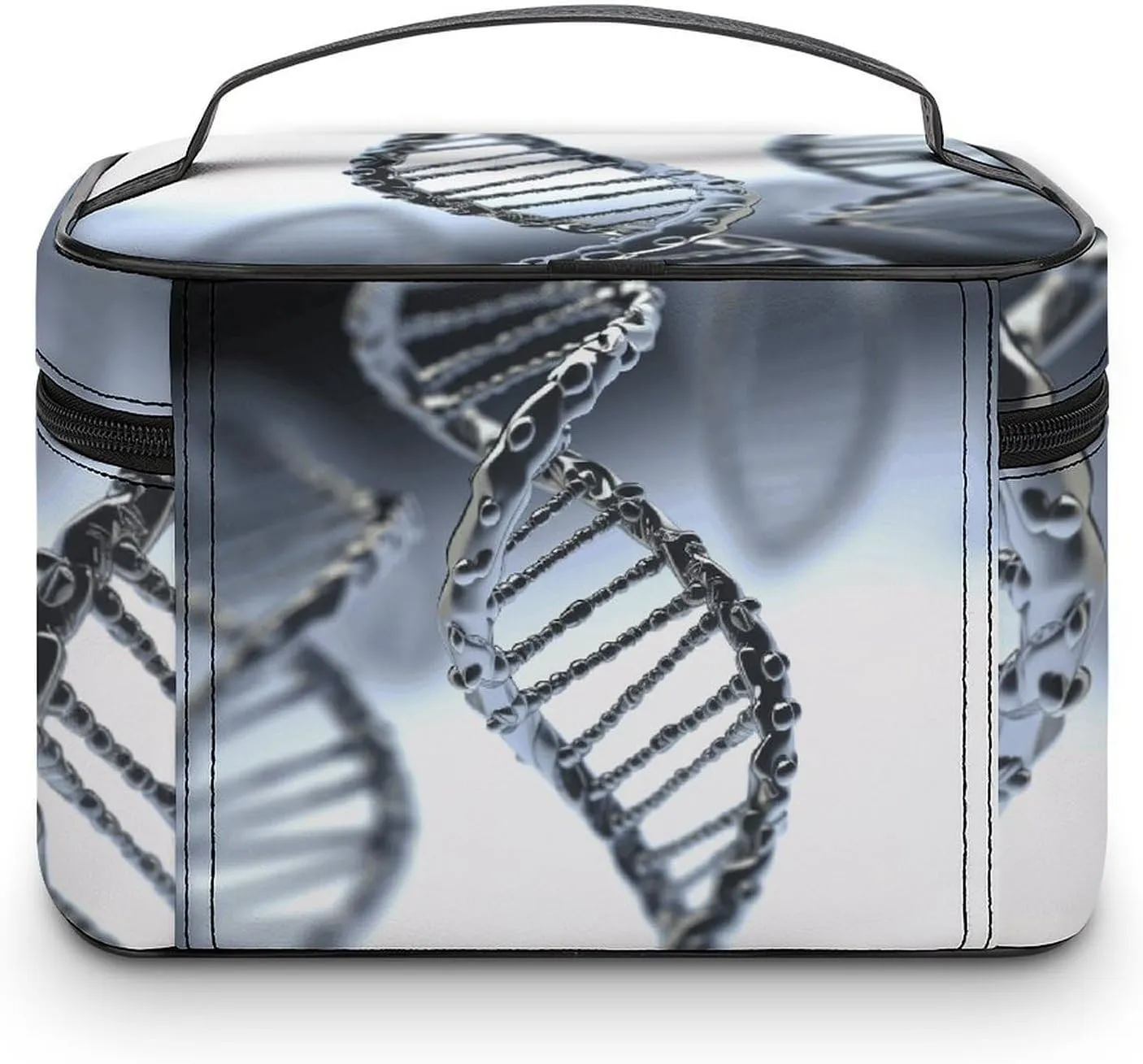 Travel Toiletry Bag for Women And Men,DNA Chain Photo Toiletry Organizer, Makeup Bag Travel Organizer for Shampoo,Toiletries