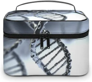 Travel Toiletry Bag for Women And Men,DNA Chain Photo Toiletry Organizer, Makeup Bag Travel Organizer for Shampoo,Toiletries