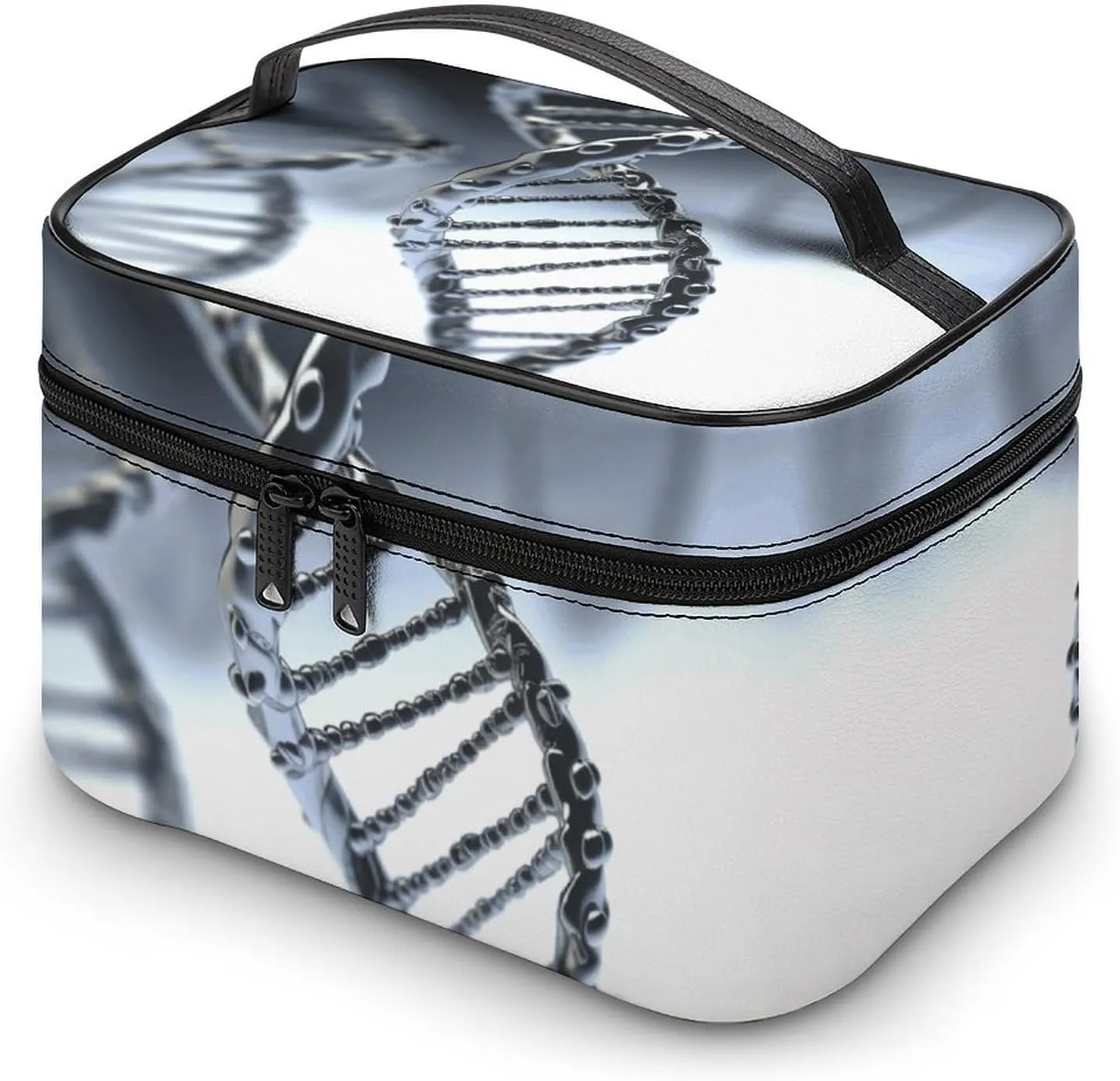 Travel Toiletry Bag for Women And Men,DNA Chain Photo Toiletry Organizer, Makeup Bag Travel Organizer for Shampoo,Toiletries