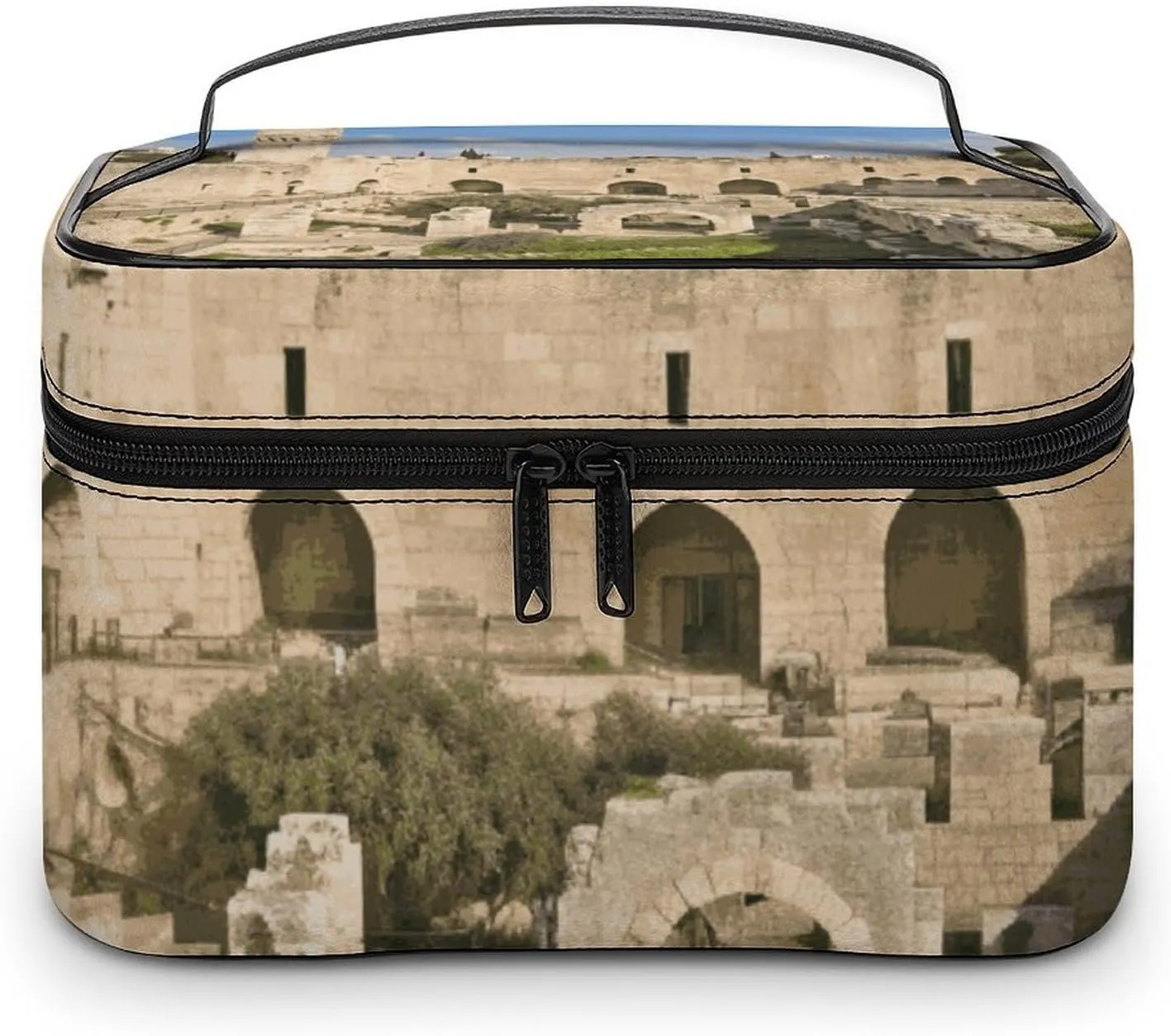 Travel Toiletry Bag for Women And Men,Israel at The Tower of David Toiletry Organizer, Makeup Bag Travel Organizer for Shampoo,Toiletries