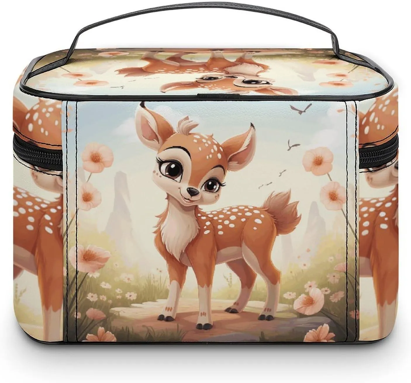 Travel Toiletry Bag for Women And Men,Lovely Deer Toiletry Organizer, Makeup Bag Travel Organizer for Shampoo,Toiletries