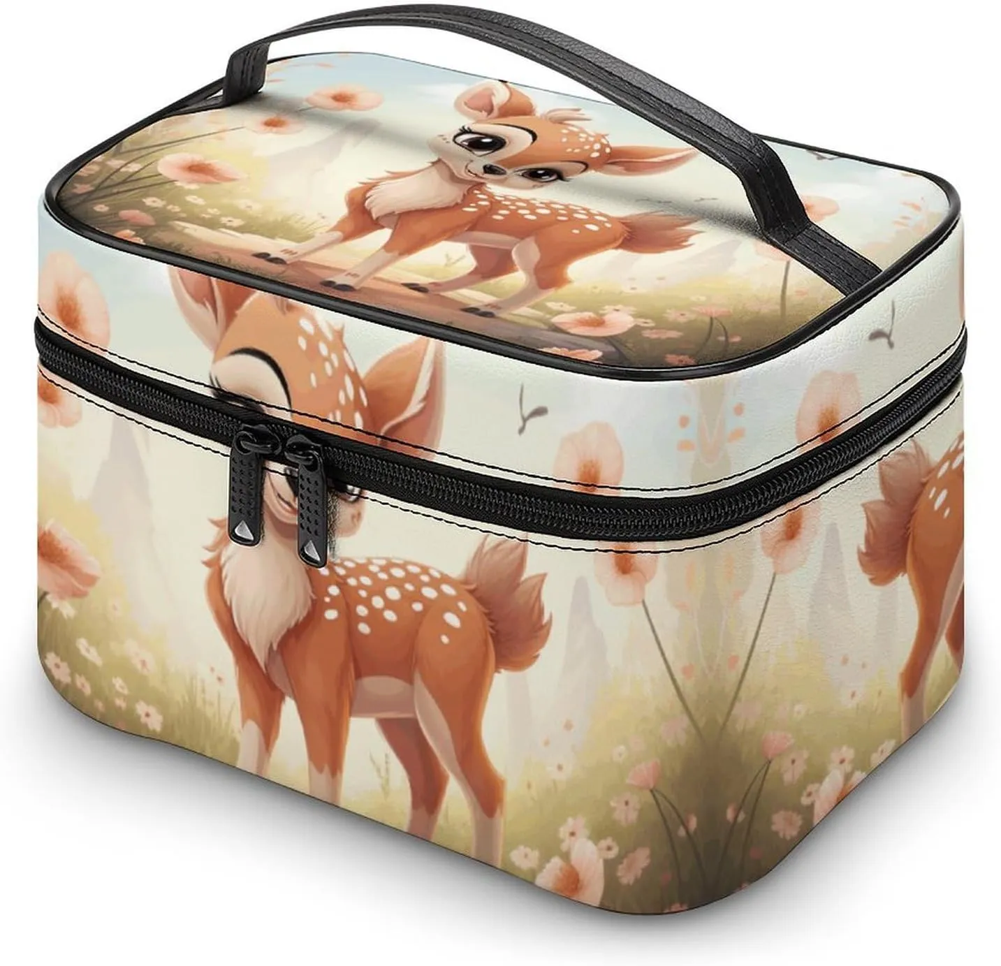 Travel Toiletry Bag for Women And Men,Lovely Deer Toiletry Organizer, Makeup Bag Travel Organizer for Shampoo,Toiletries