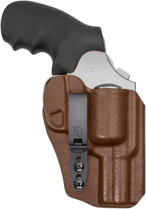 Tulster RATH IWB Kydex Revolver Holster fits: Colt King Cobra Carry 2" .357 Magnum | Ambidextrous Inside The Waistband Appendix Concealed Carry