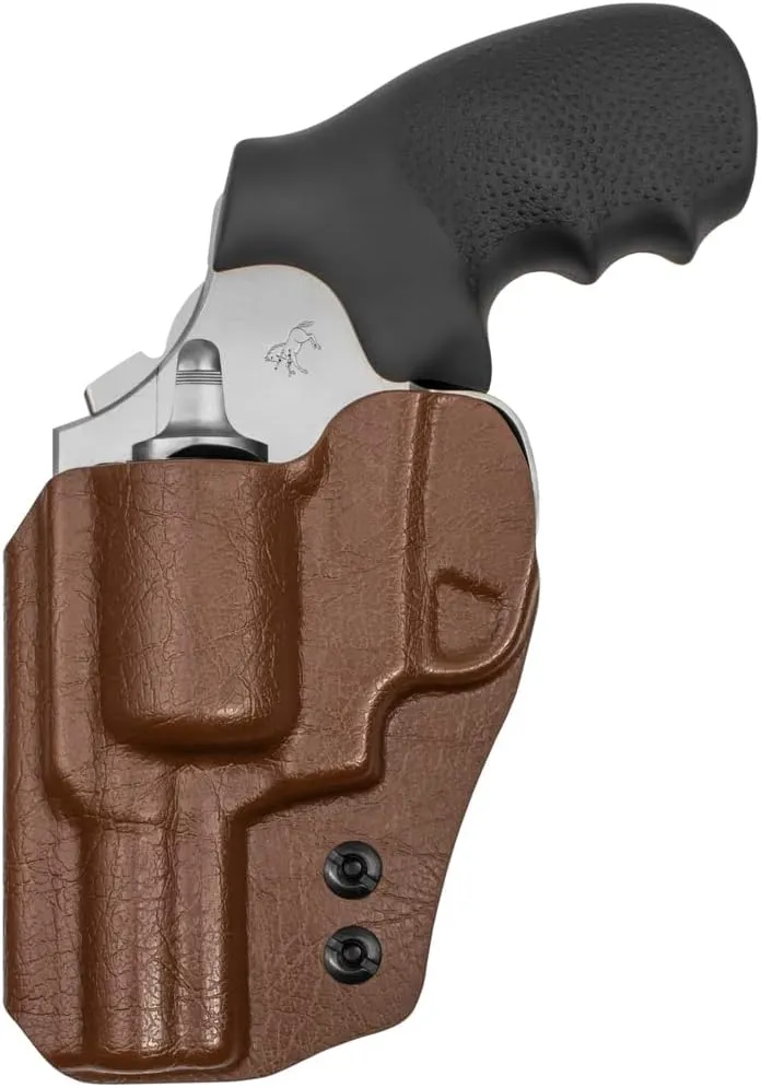 Tulster RATH IWB Kydex Revolver Holster fits: Colt King Cobra Carry 2" .357 Magnum | Ambidextrous Inside The Waistband Appendix Concealed Carry