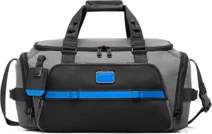 TUMI - Alpha Bravo Mason Duffel - Medium Travel Duffel Bag - With TUMI Tracer - Overnight Bag - 11.0" X 19.5" X 10.3" - Grey/Black