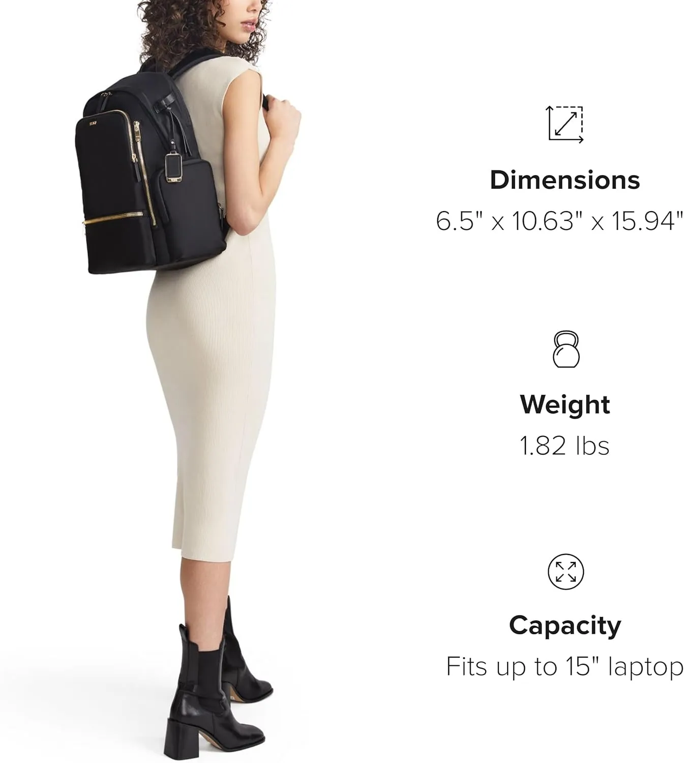TUMI - Voyageur Celina Backpack - Travel Backpack for Women - For Business, Commute - Holds Up to 16" Laptop - Light Mauve