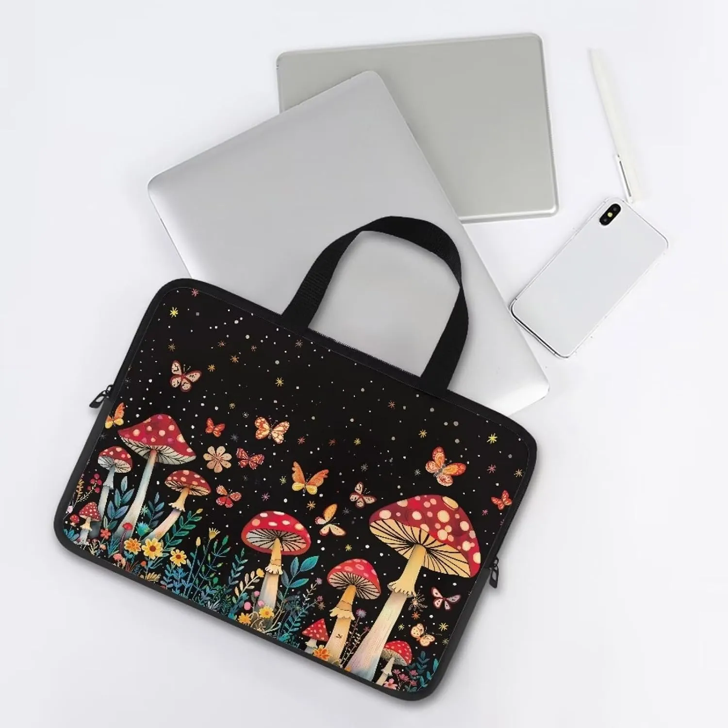 Uasibuni Cute Laptop Cover 17In Laptop Case Bag Laptop Sleeve Messenger Bag Briefcase Laptop Tote Bag Gift for Women Men
