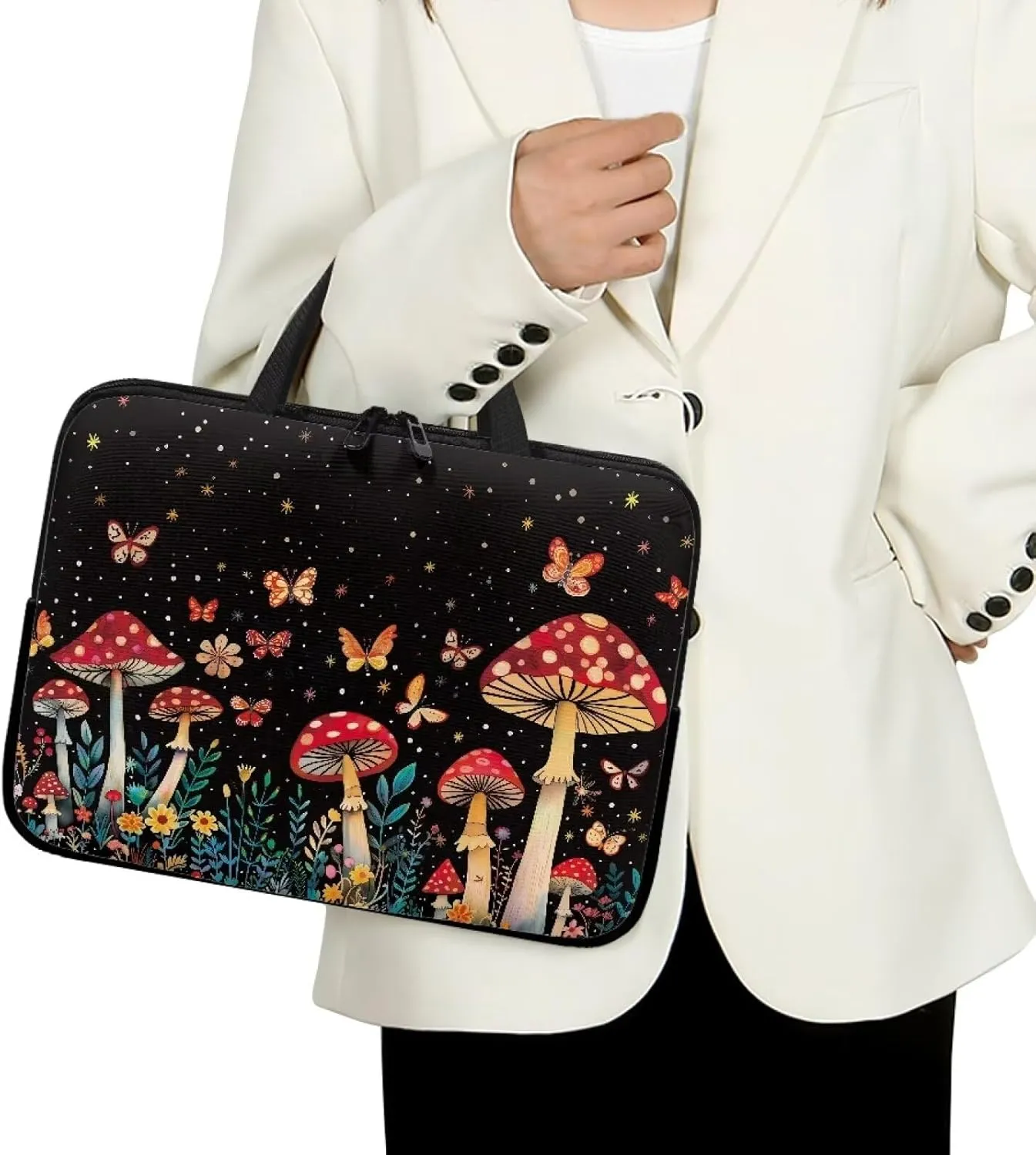 Uasibuni Cute Laptop Cover 17In Laptop Case Bag Laptop Sleeve Messenger Bag Briefcase Laptop Tote Bag Gift for Women Men