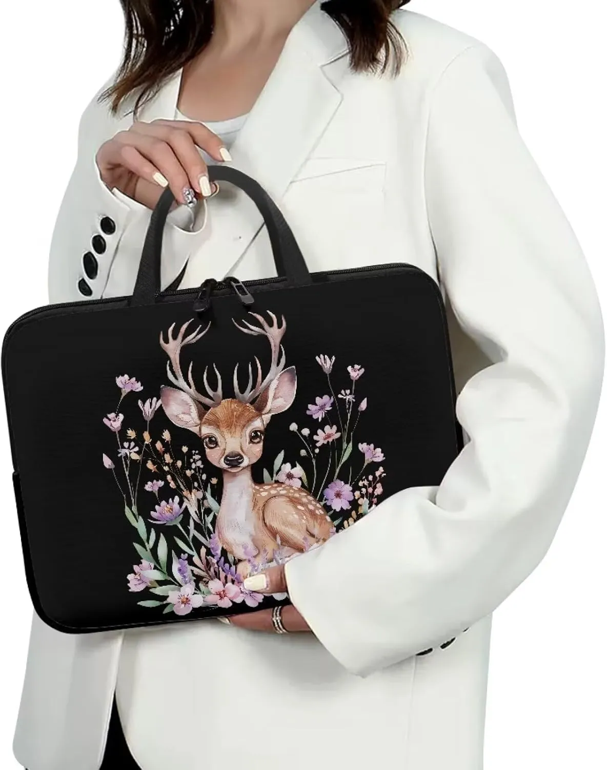 Uasibuni Waterproof Laptop Tote Bag Messenger Bag Case Sleeve for 12 In 13In 15In 17In Laptop Bag