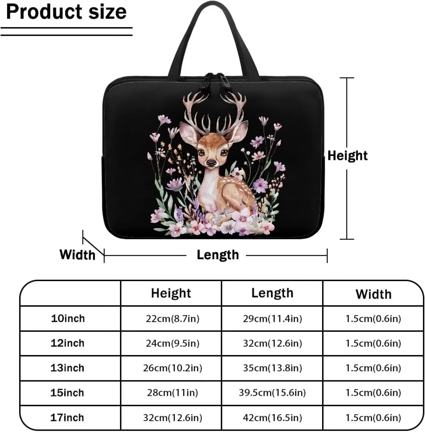 Uasibuni Waterproof Laptop Tote Bag Messenger Bag Case Sleeve for 12 In 13In 15In 17In Laptop Bag