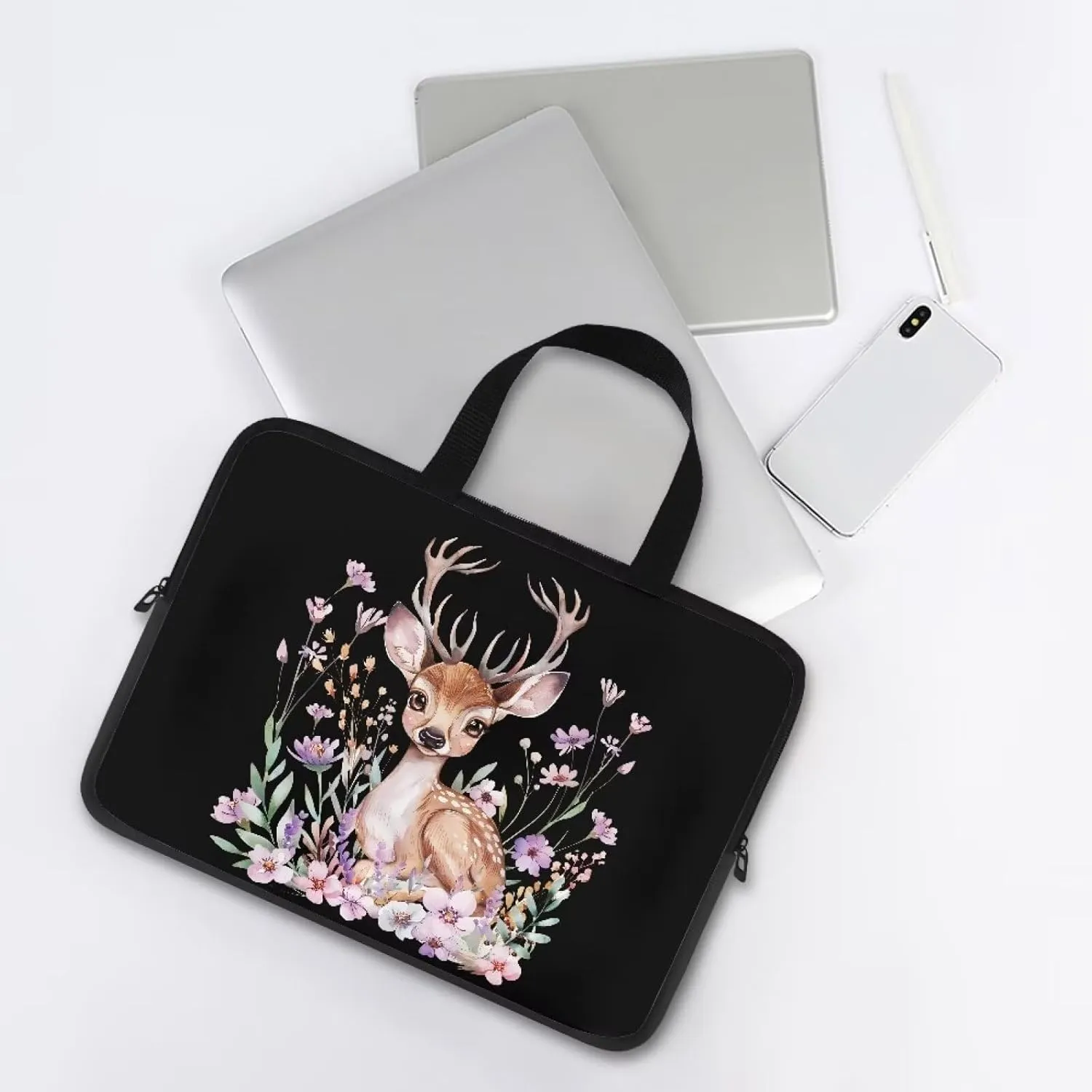 Uasibuni Waterproof Laptop Tote Bag Messenger Bag Case Sleeve for 12 In 13In 15In 17In Laptop Bag