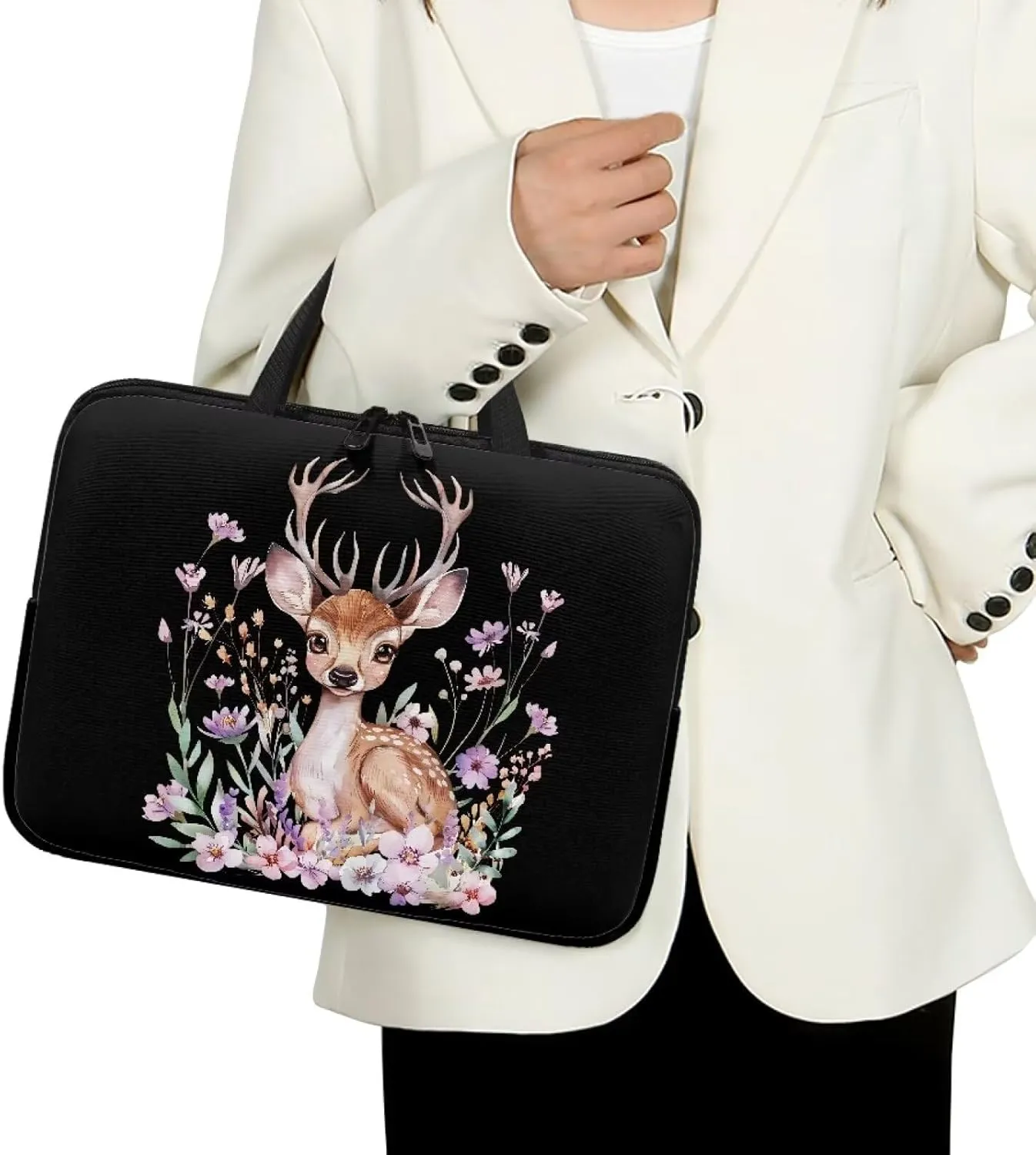 Uasibuni Waterproof Laptop Tote Bag Messenger Bag Case Sleeve for 12 In 13In 15In 17In Laptop Bag