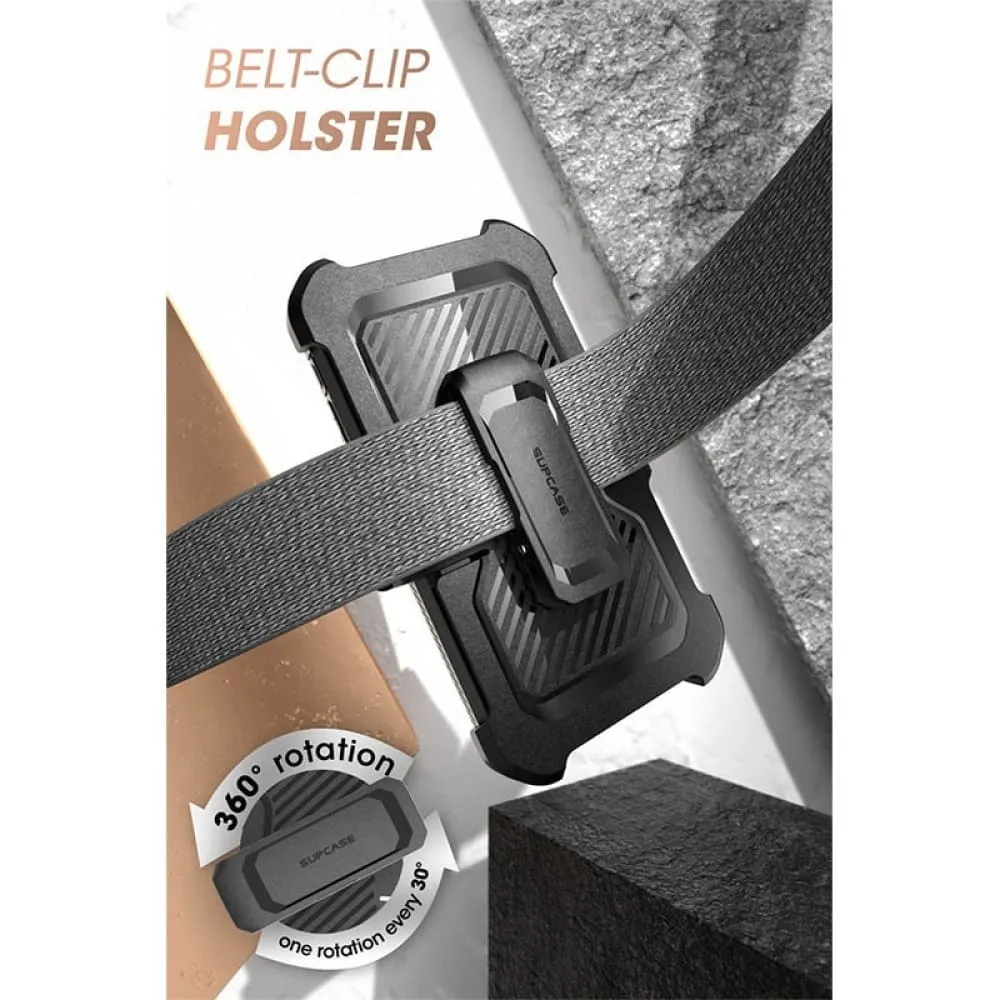 Ub Pro Full-body Rugged Holster Cover with Built-in Screen Protector for Iphone 13 6.1"