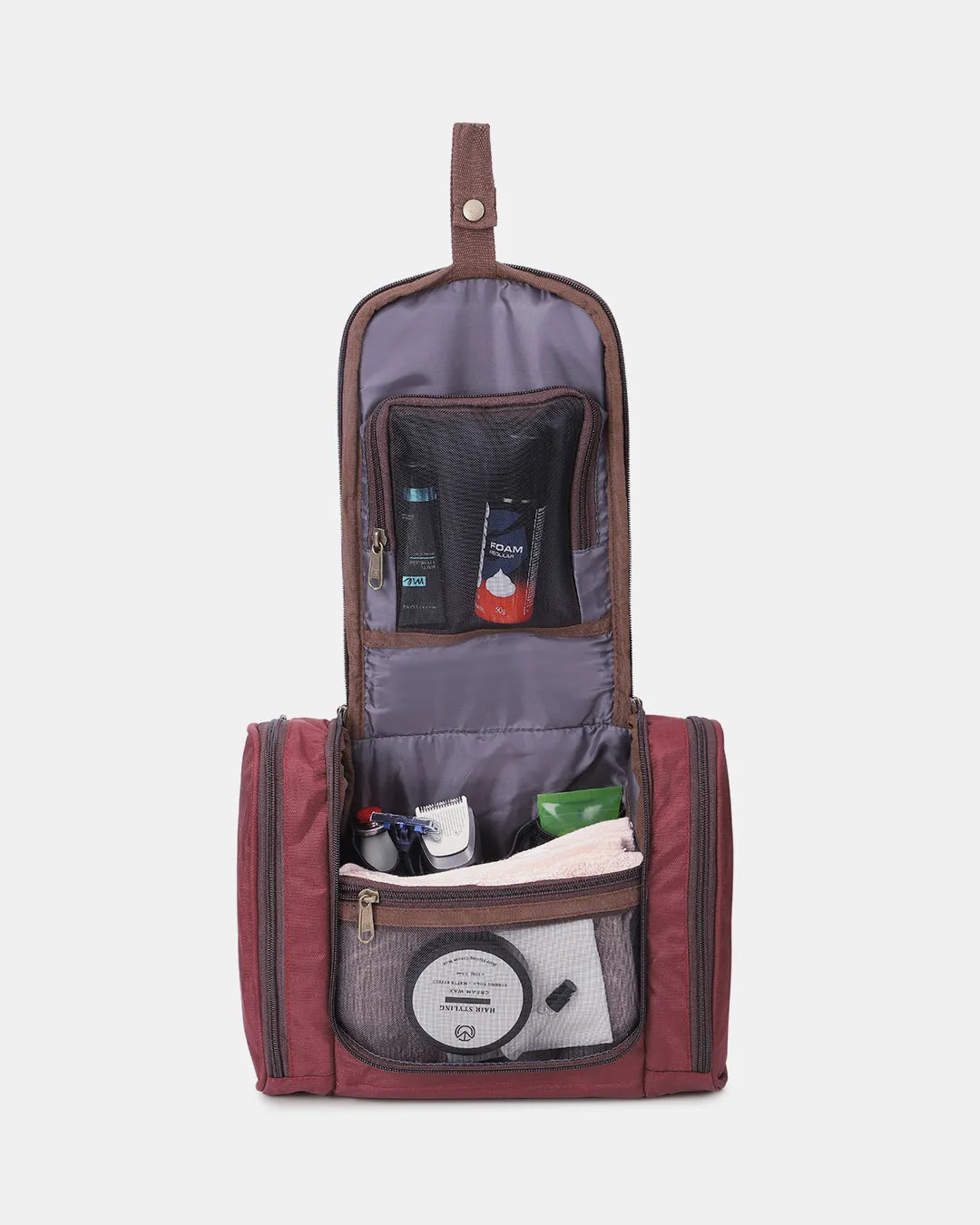 Unisex Waterproof Toiletry Bag With Multiple Pockets