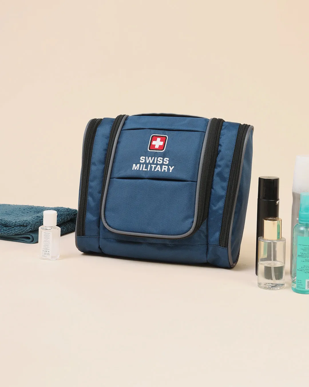 Unisex Waterproof Toiletry Bag With Multiple Pockets