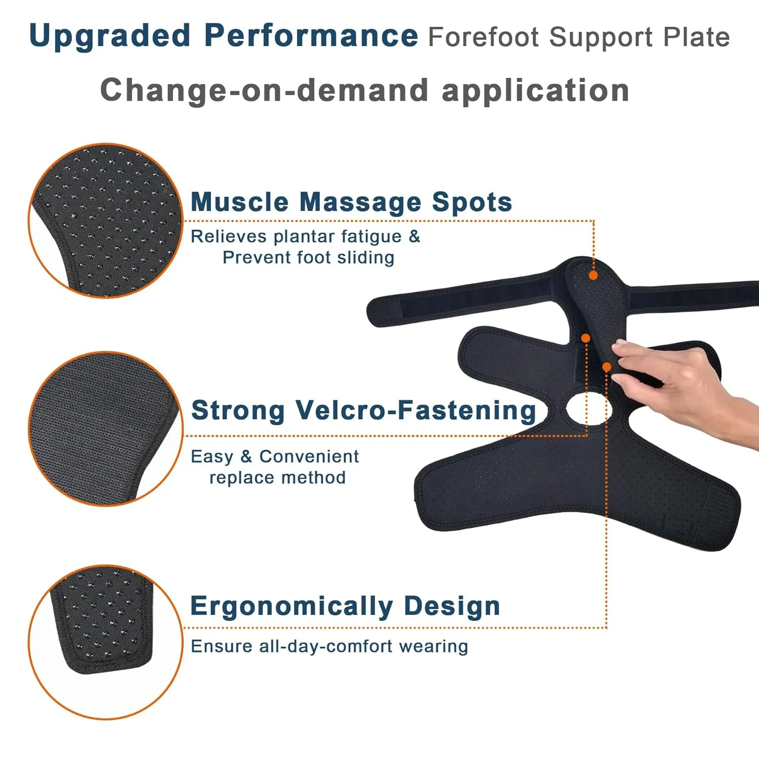 Upgraded Drop Foot Brace for Walking with Shoes - Dual Forefoot Support Plates Adjustable Soft AFO, Foot Drop, TBI, ALS, MS, Bone Fracture, Fits Women & Men FSA or HSA Eligible (Right, S/M)