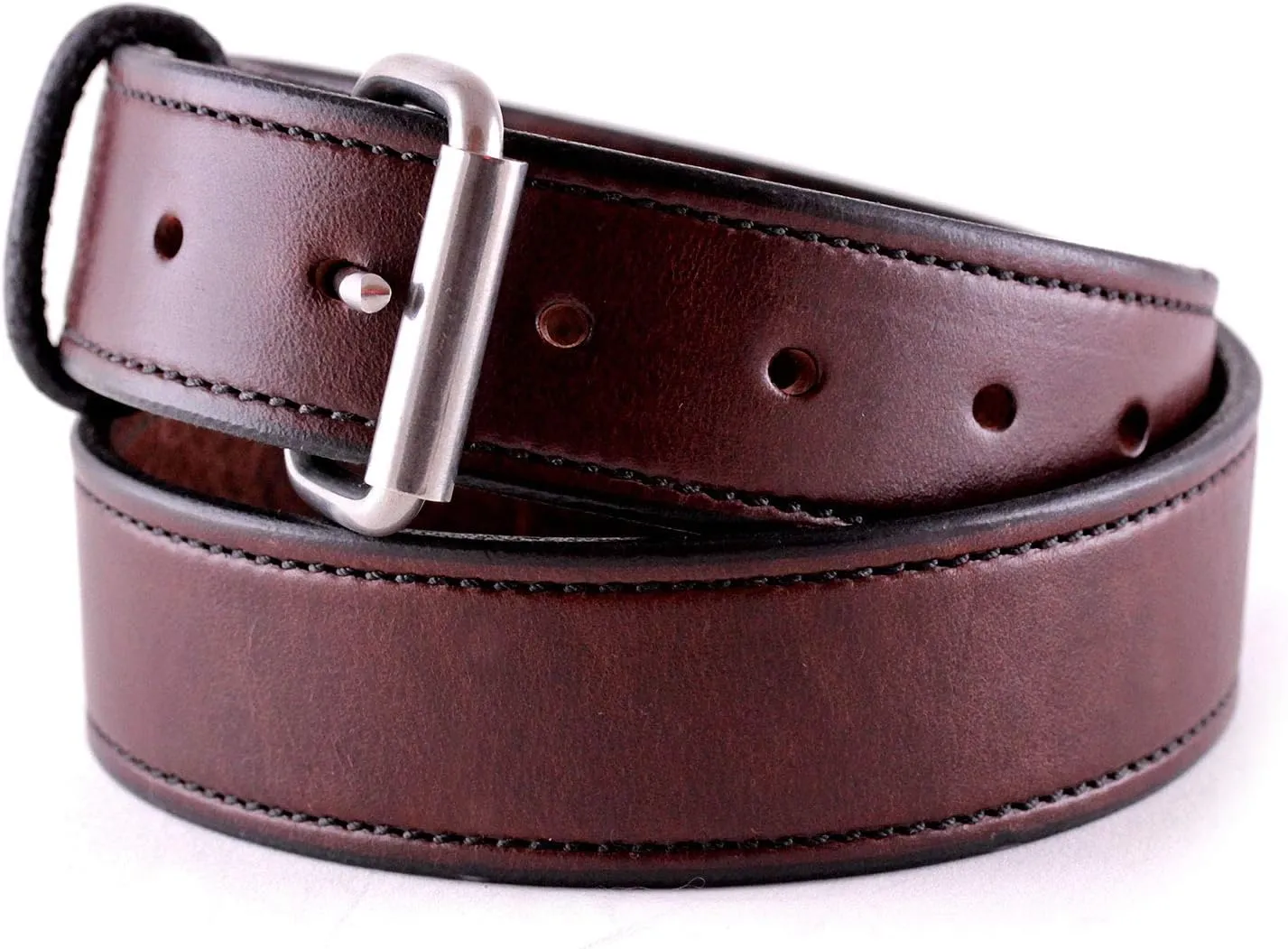 Urban Carry Premium EDC Belt - USA Made Bullhide Leather Concealed Carry Holster Belt | Single-Ply 1.5" Wide | Tactical CCW