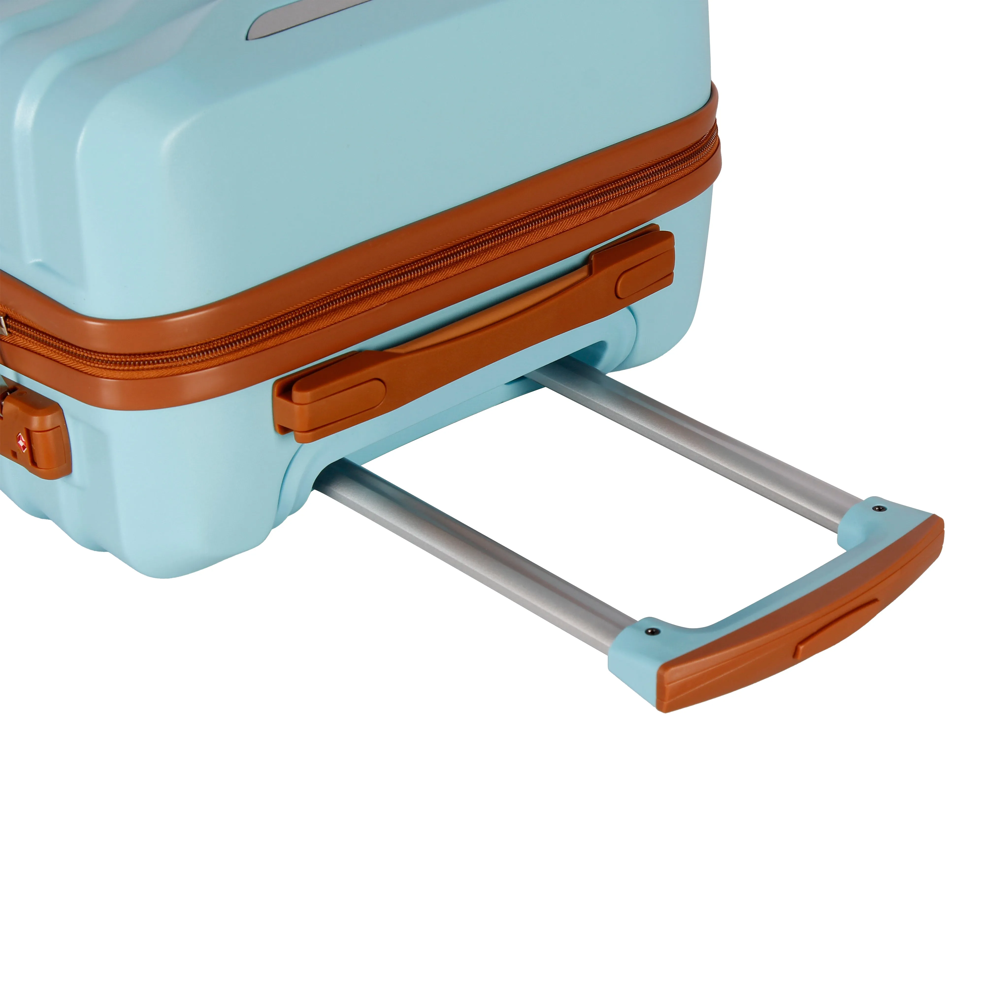UUH Luxe - 5 Piece Luggage Set (8",14",20",24",28") Bags with 3 Storage and Makeup Bag