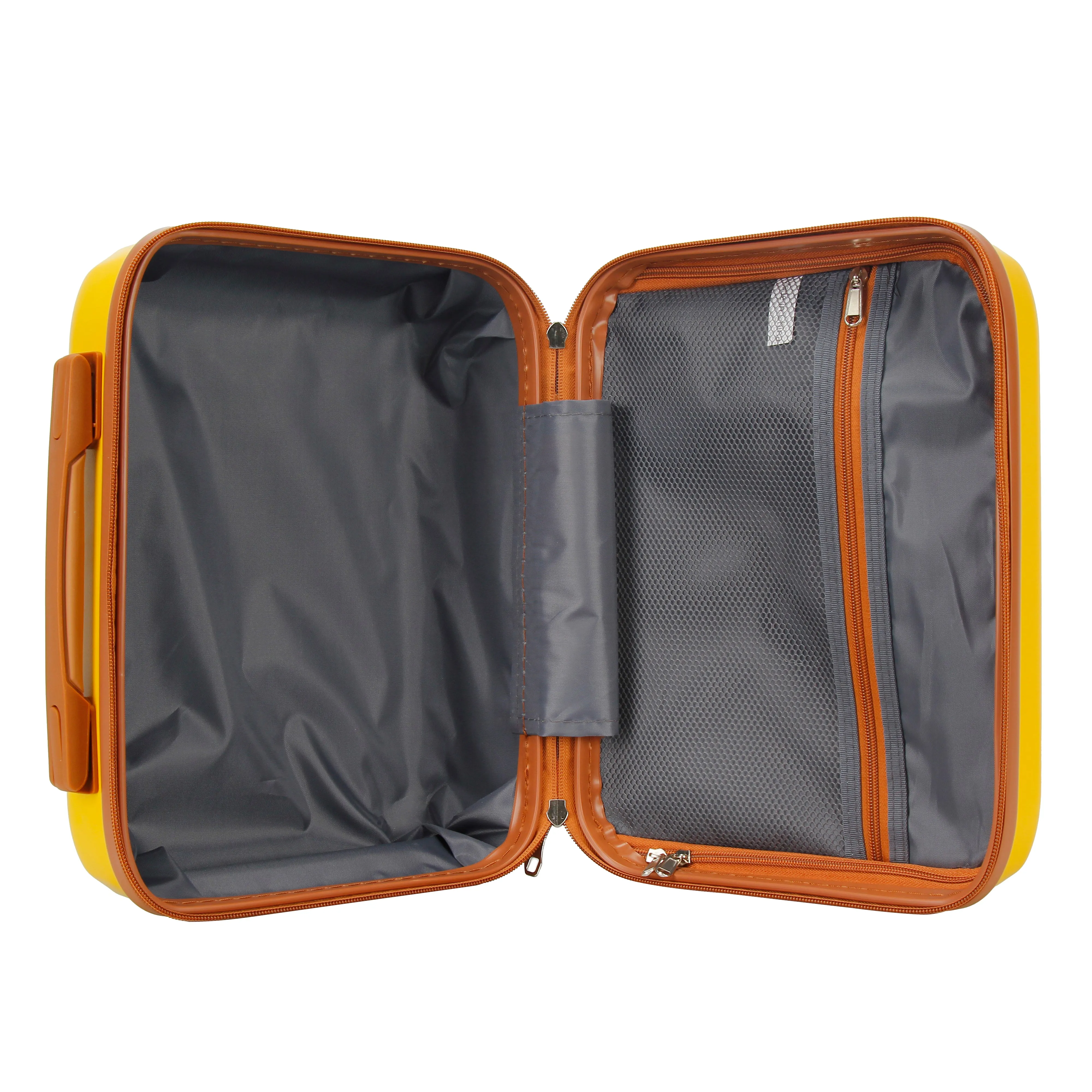 UUH Luxe - 5 Piece Luggage Set (8",14",20",24",28") Bags with 3 Storage and Makeup Bag