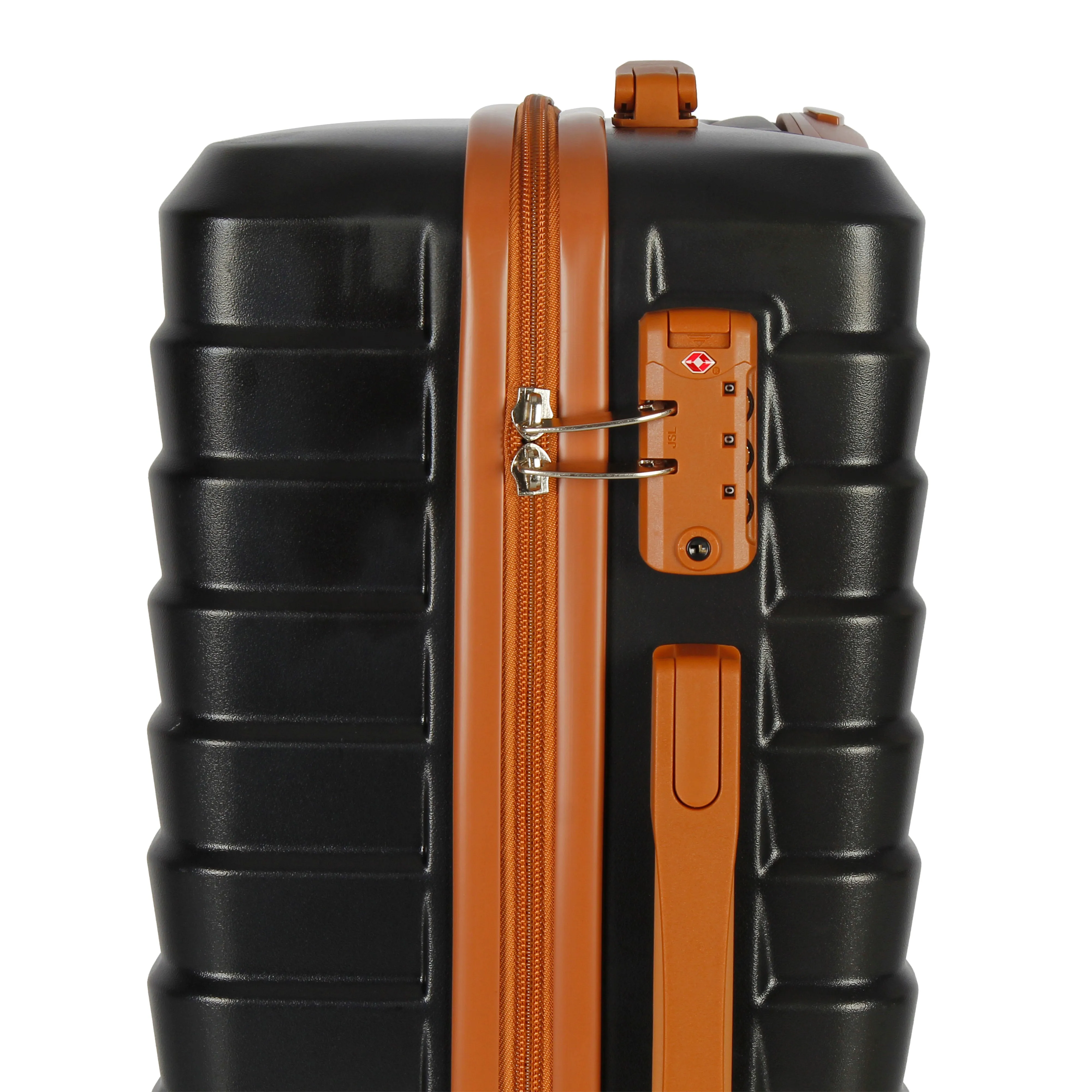 UUH Luxe - 5 Piece Luggage Set (8",14",20",24",28") Bags with 3 Storage and Makeup Bag
