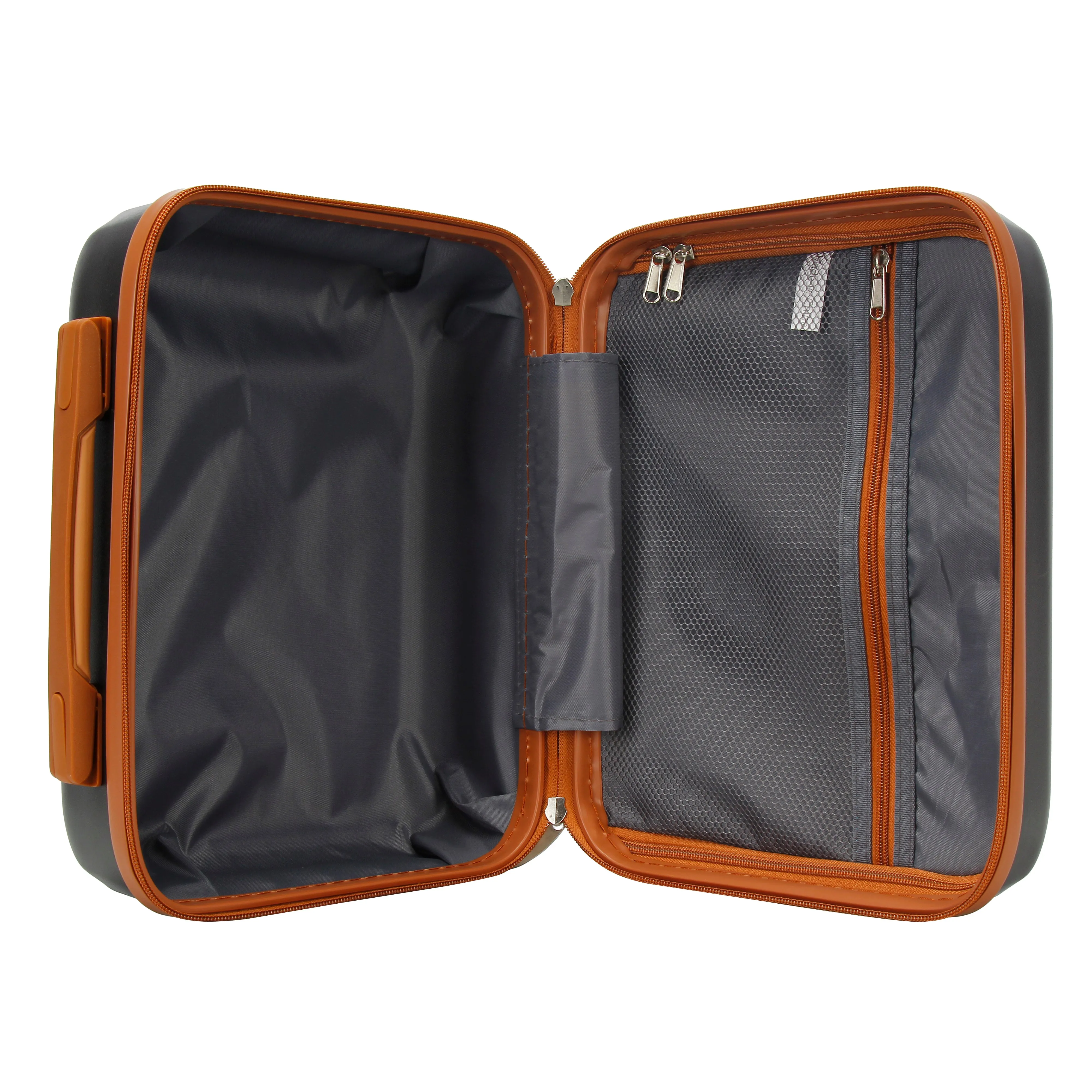 UUH Luxe - 5 Piece Luggage Set (8",14",20",24",28") Bags with 3 Storage and Makeup Bag