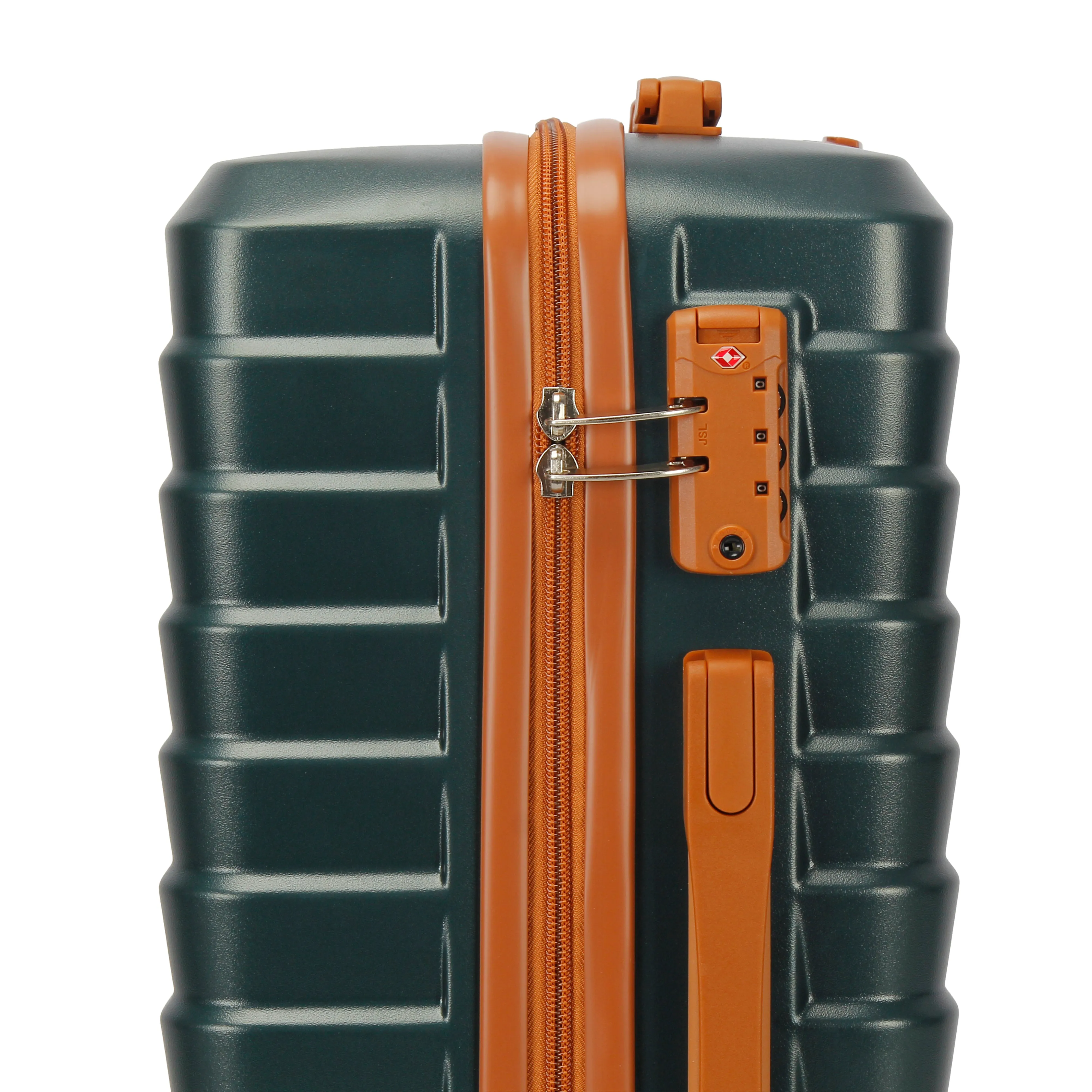 UUH Luxe - 5 Piece Luggage Set (8",14",20",24",28") Bags with 3 Storage and Makeup Bag