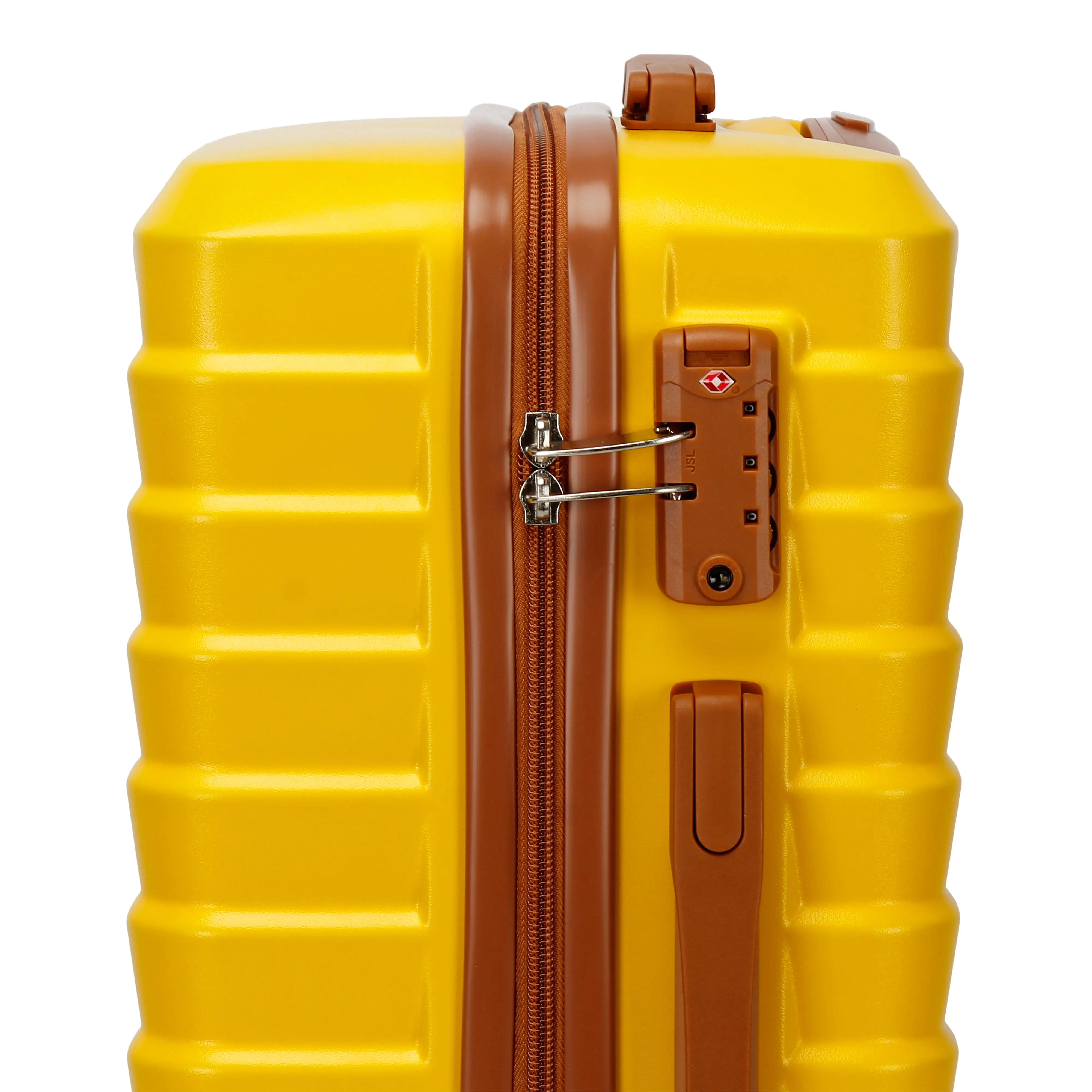 UUH Luxe - 5 Piece Luggage Set (8",14",20",24",28") Bags with 3 Storage and Makeup Bag