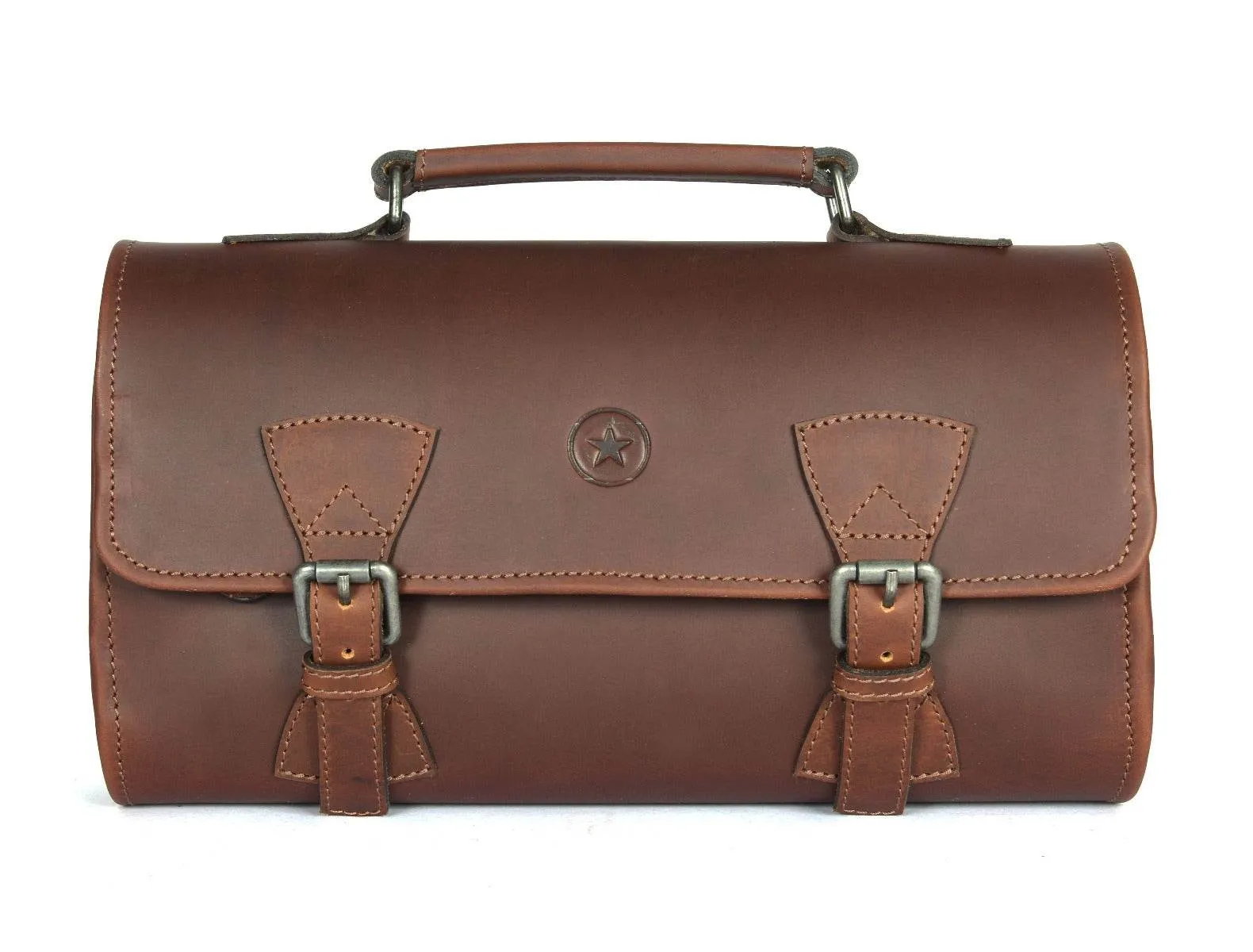 Velour Leather Toiletry Bag