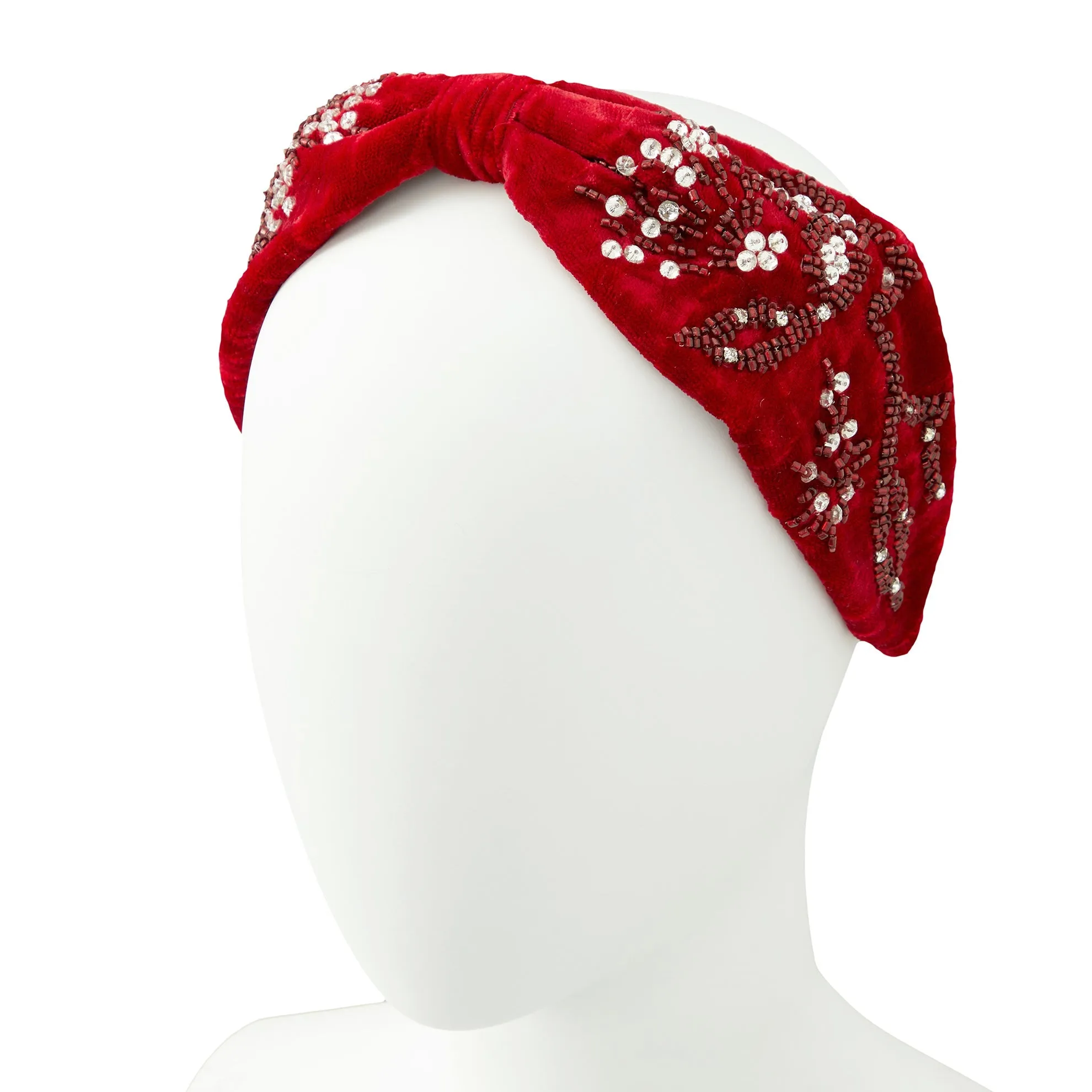 Velvet Jeweled Headband