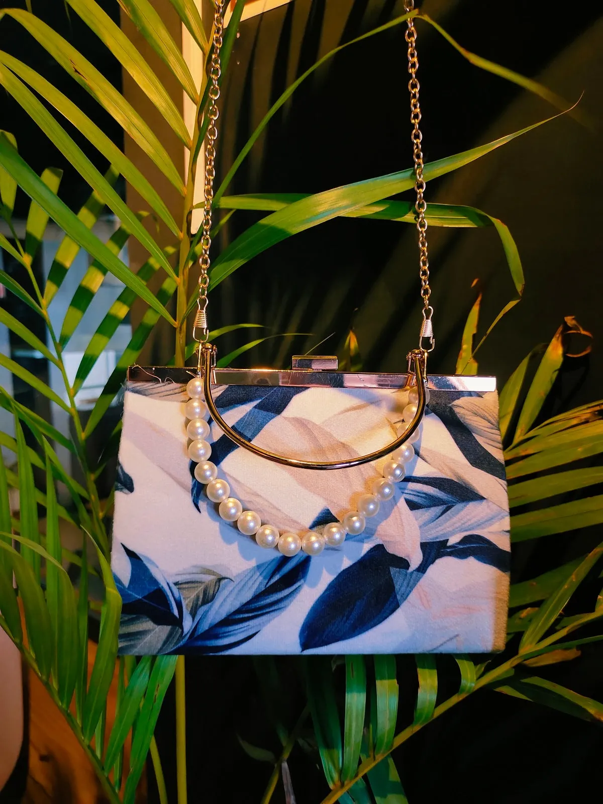 Velvet Shoulder Bag for Women