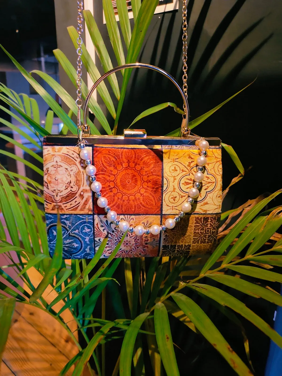 Velvet Shoulder Bag for Women