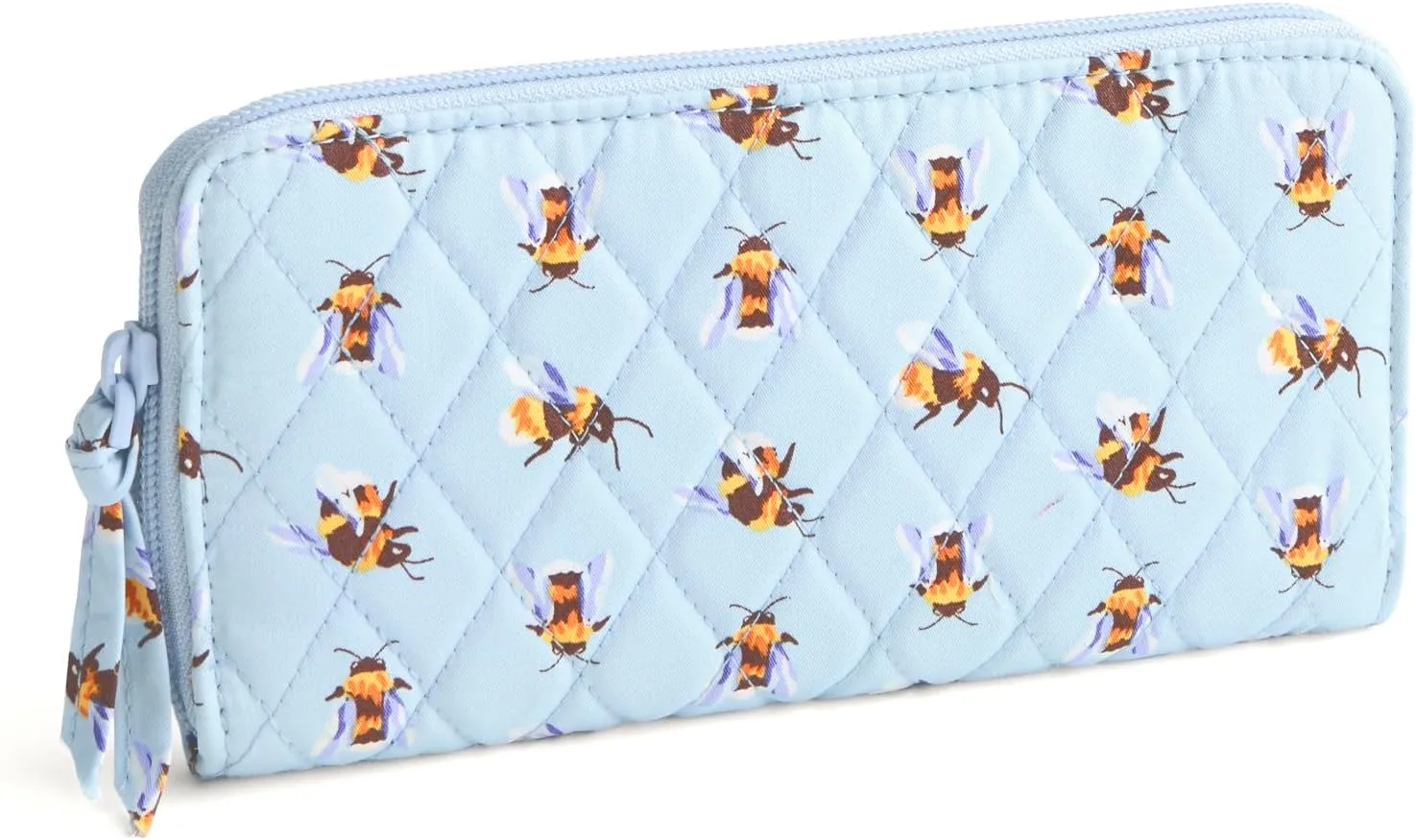 Vera Bradley Premium Cotton Continental Wallet, Bee's Knees