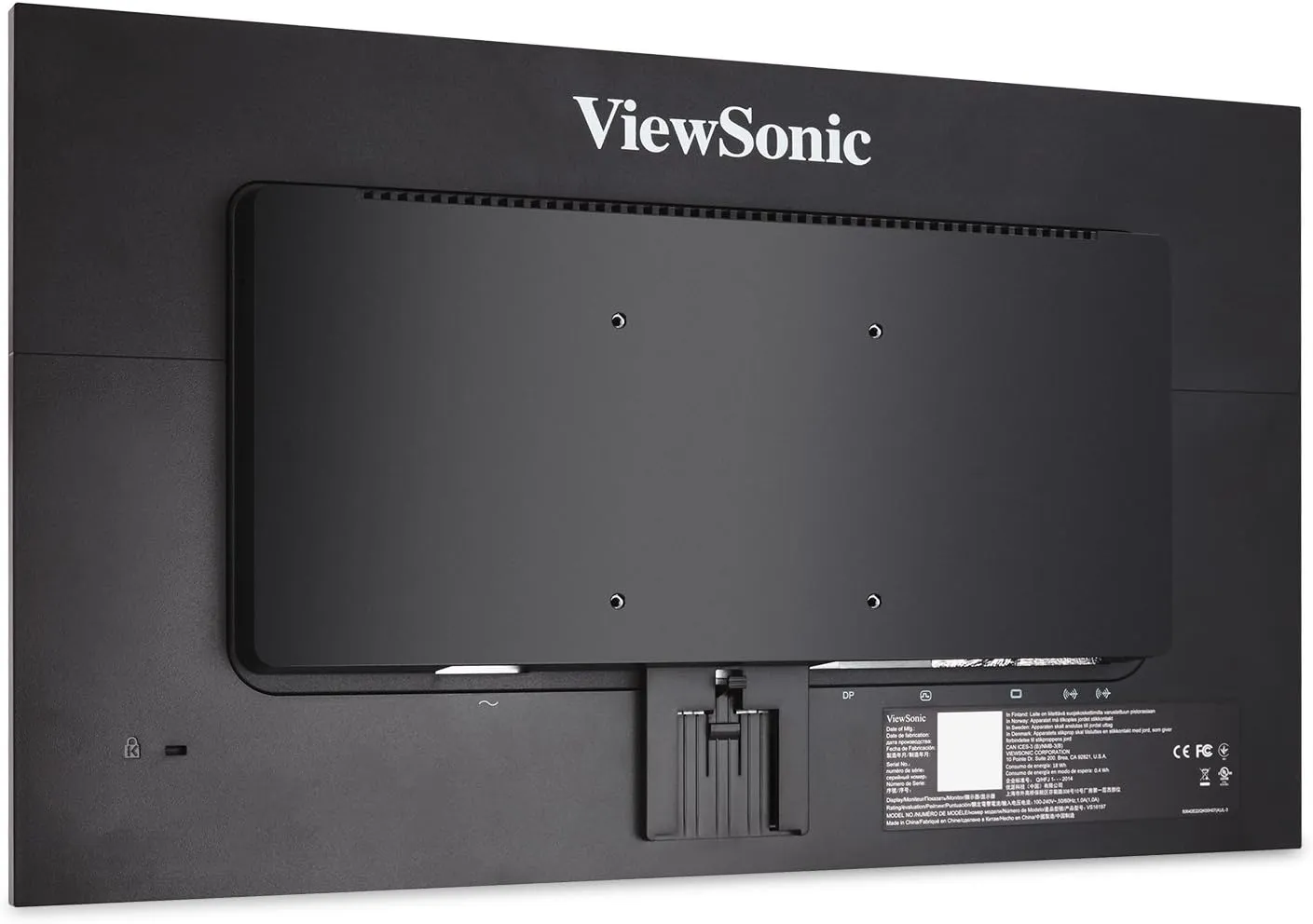 ViewSonic VA2252SM_H2 22 Inch Dual Pack Head-Only 1080p LED Monitors with DisplayPort DVI and VGA, Black