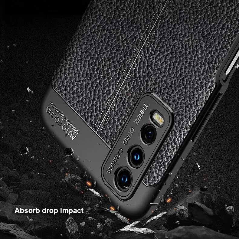 Vivo Y20 Leather Design TPU Case