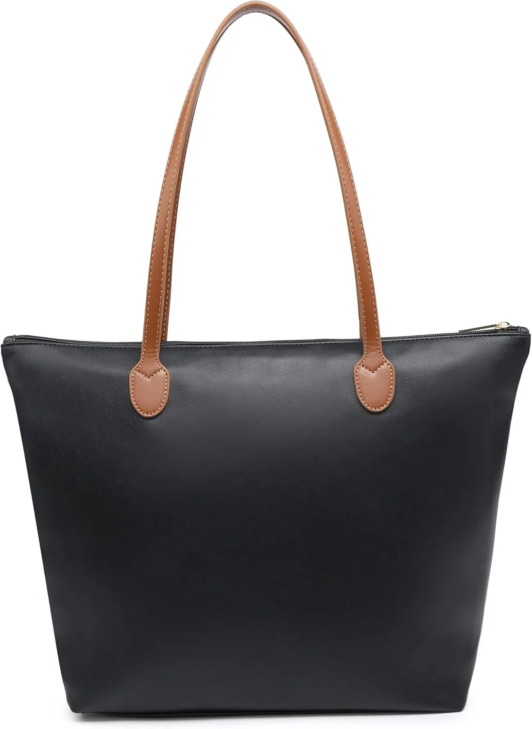 Water Resistance Light Weight Leather Tote Bag Big Capacity Handbag Shoulder Bag