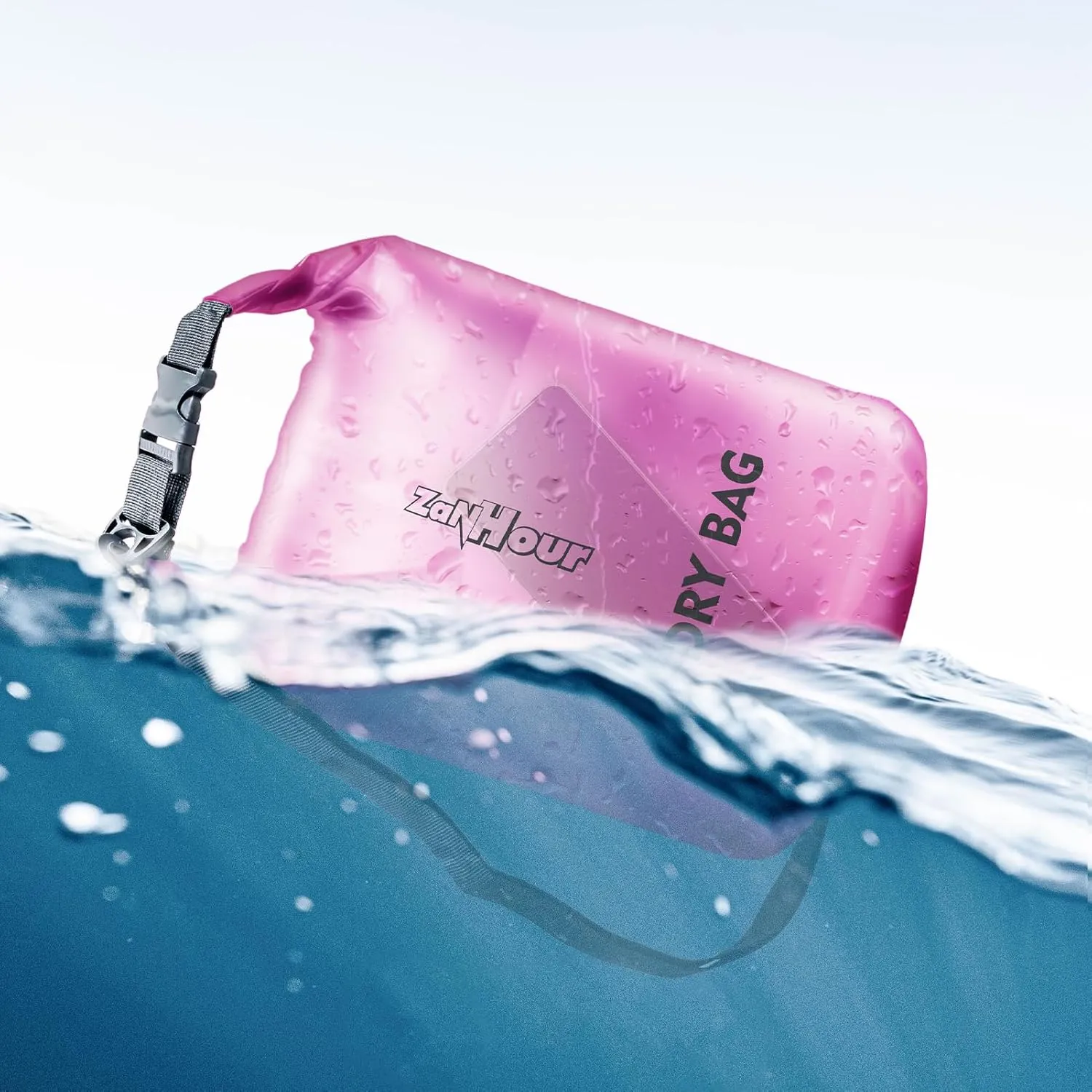 Waterproof Dry Bag - Roll Top Transparent Storage Bag,2L/5L/10L/20L,Suitable for Traveling, Swimming, Kayaking, Camping, Fishing, Rainy Day Trips
