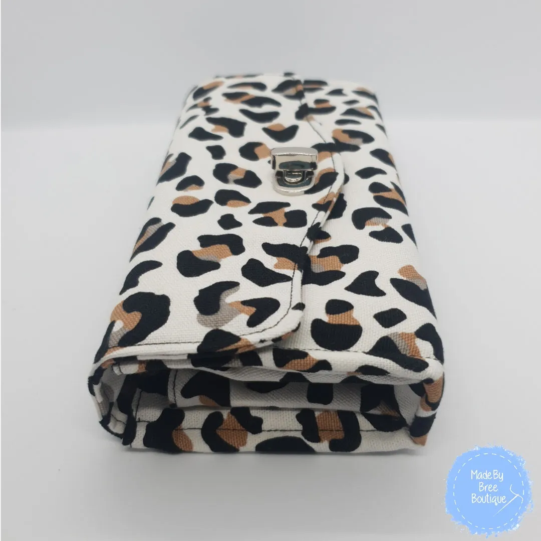 White Leopard Print Wallet *MINOR FAULT*