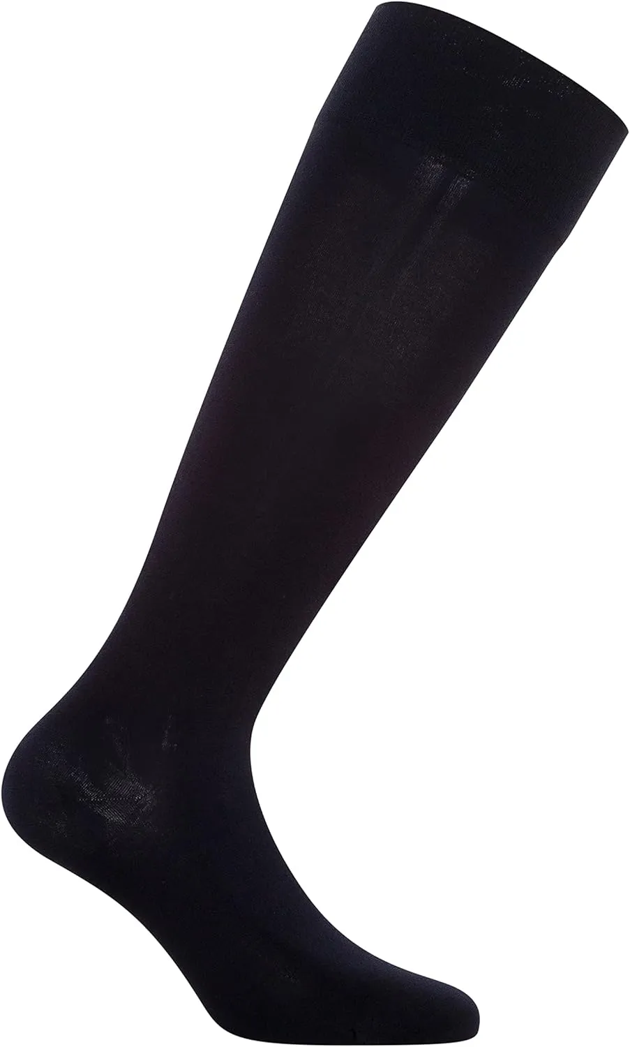 Wolford Men's Cotton Velvet Knee-High Ankle Socks Non-Slip Stretchy Hand-Linked Toes Perfect Fit for Business Casual Outfits