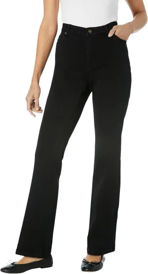 Woman Within Women's Plus Size Comfort Curve Bootcut Denim Jean